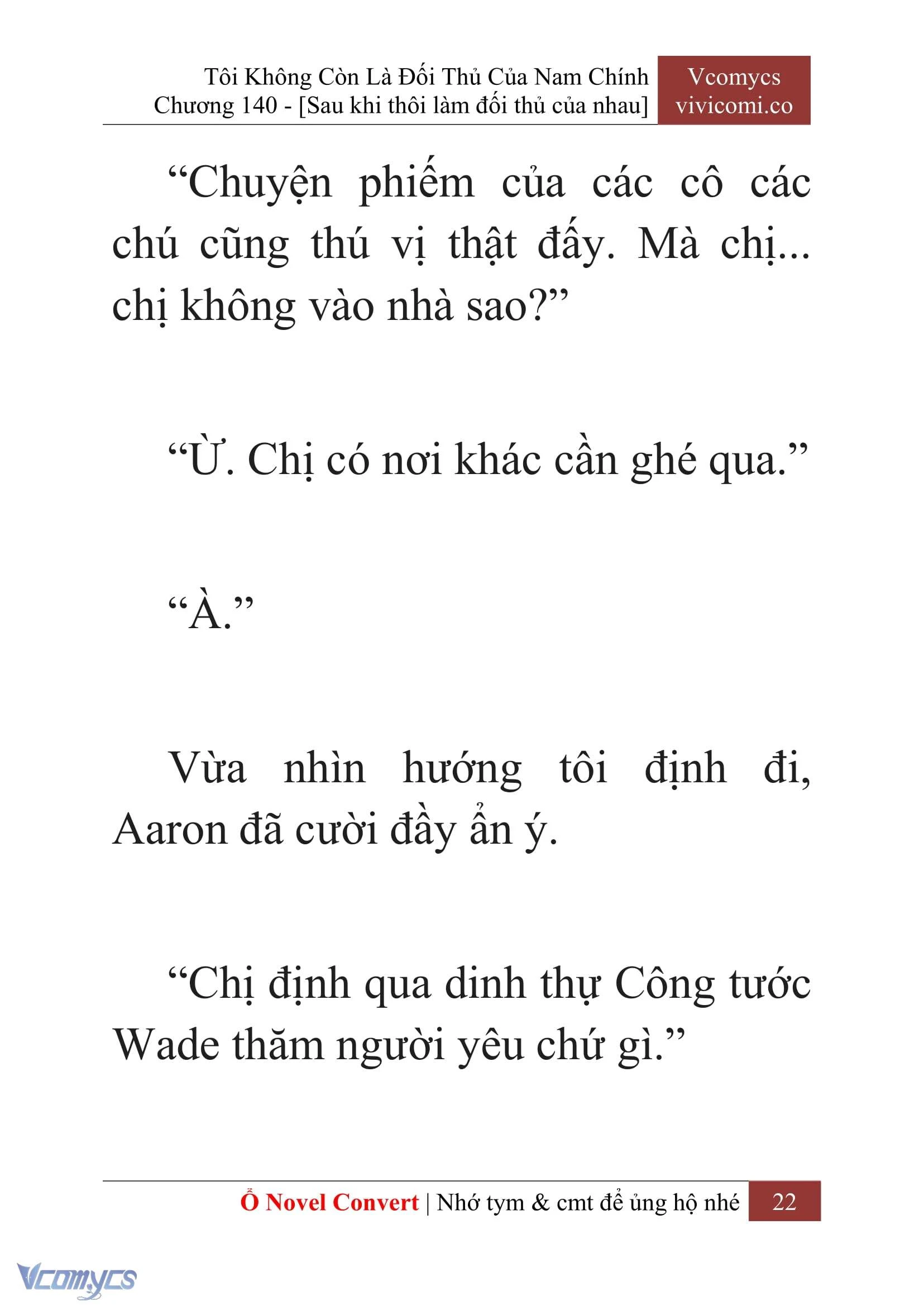 [Novel] Tôi Không Còn Là Đối Thủ Của Nam Chính Chapter  140 - 24