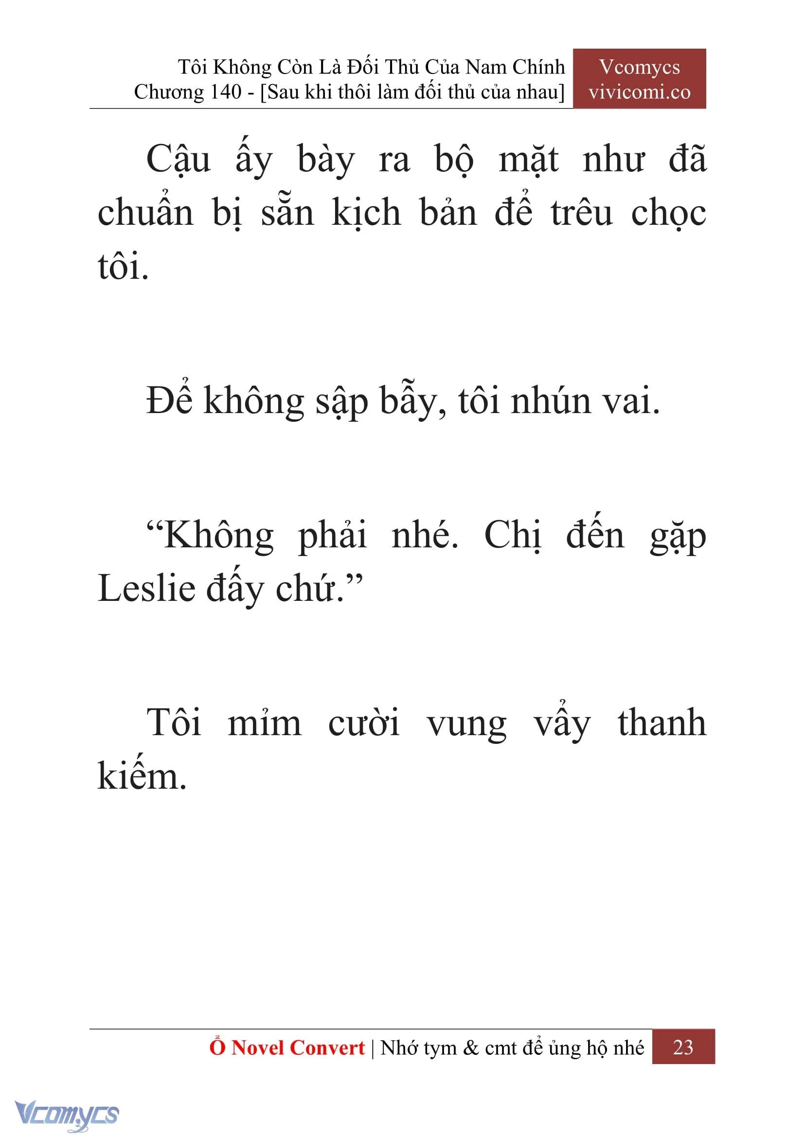 [Novel] Tôi Không Còn Là Đối Thủ Của Nam Chính Chapter  140 - 25