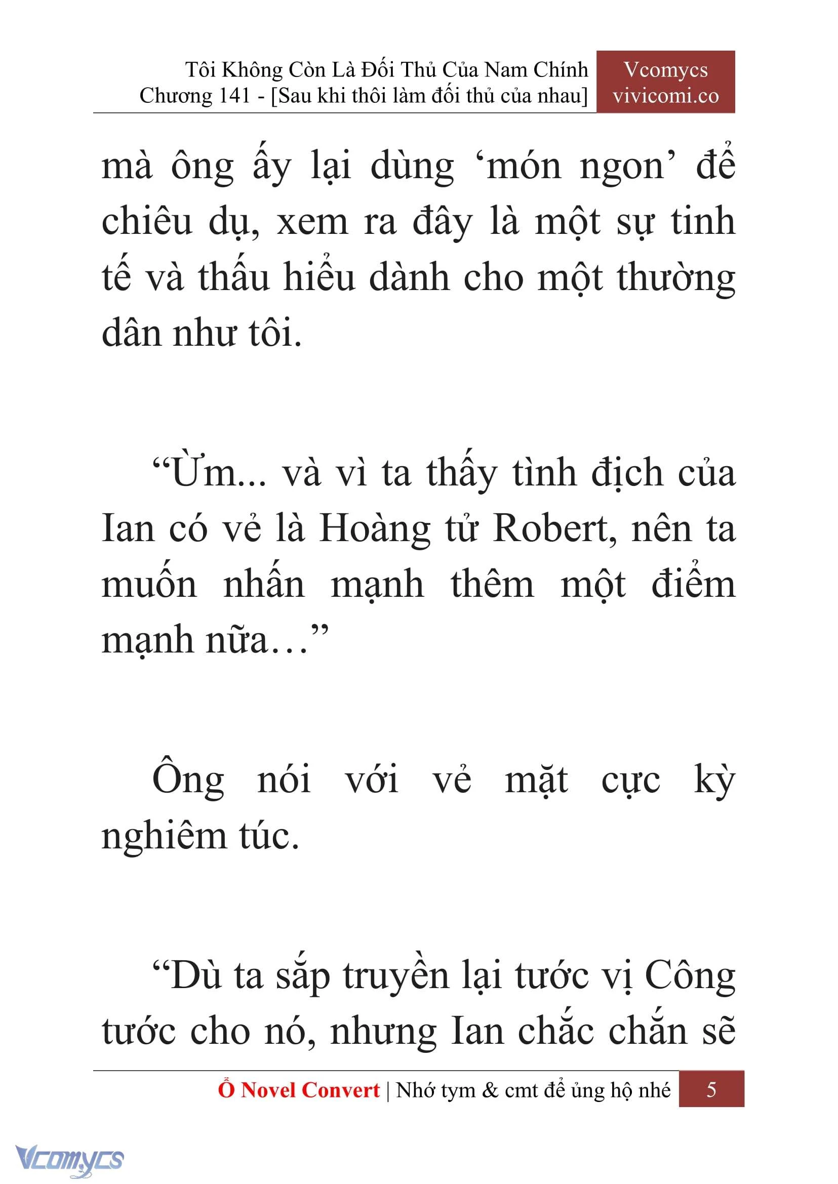 [Novel] Tôi Không Còn Là Đối Thủ Của Nam Chính Chapter  141 - 7