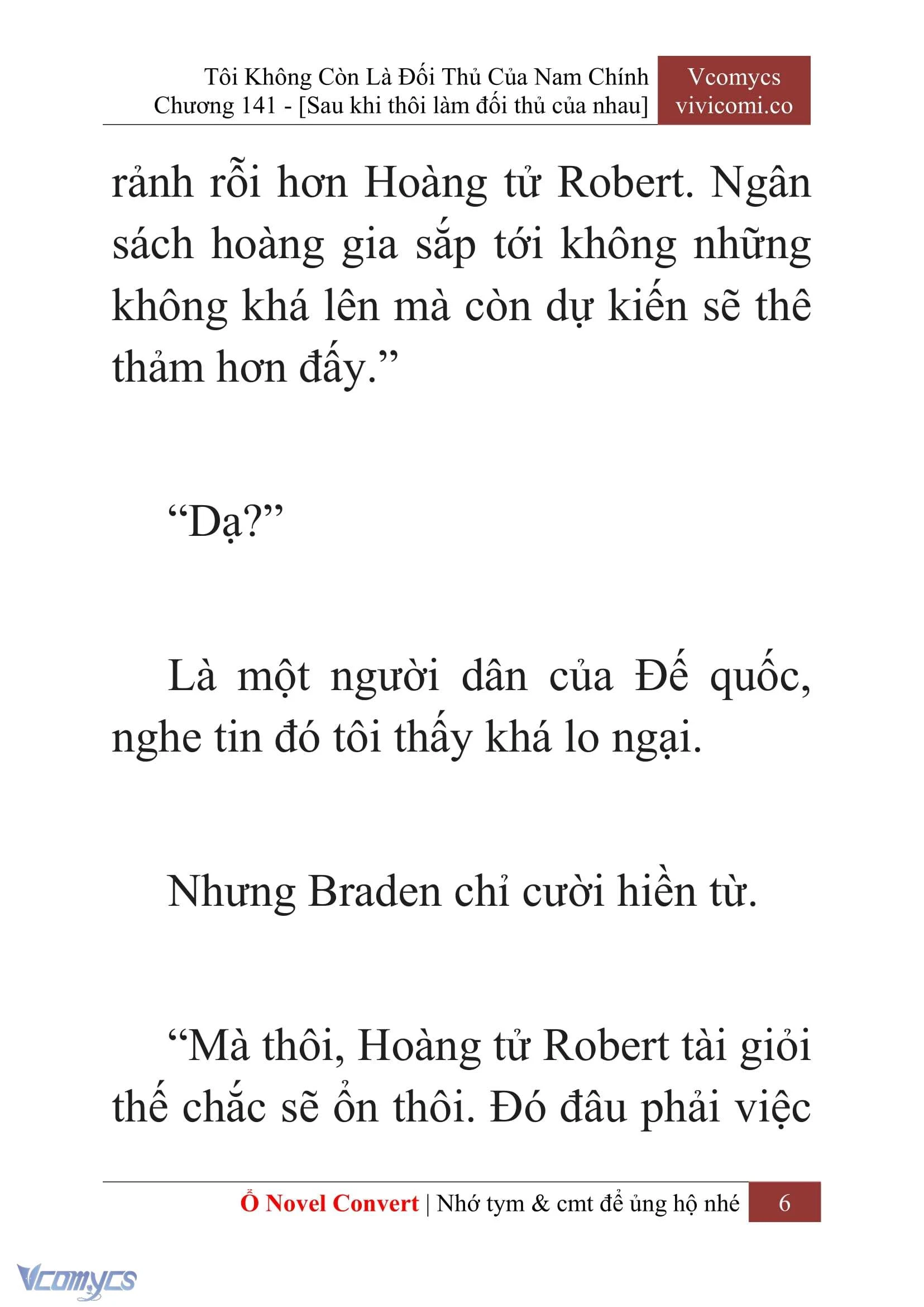 [Novel] Tôi Không Còn Là Đối Thủ Của Nam Chính Chapter  141 - 8
