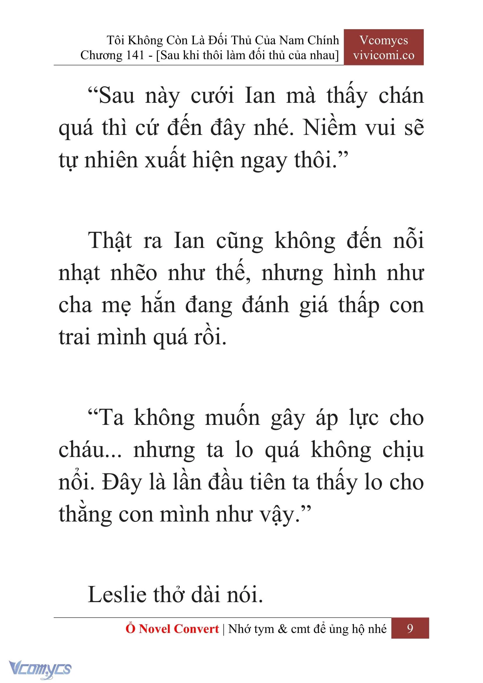 [Novel] Tôi Không Còn Là Đối Thủ Của Nam Chính Chapter  141 - 11