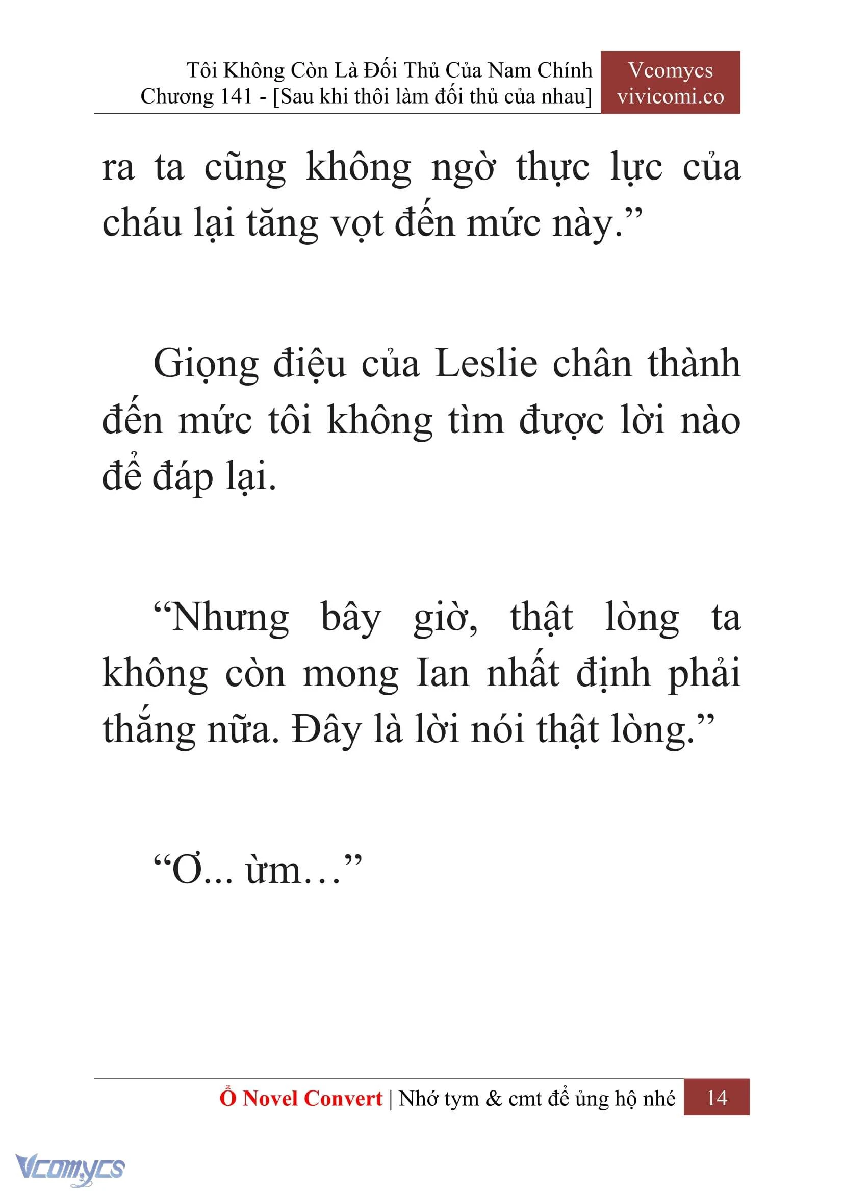 [Novel] Tôi Không Còn Là Đối Thủ Của Nam Chính Chapter  141 - 16