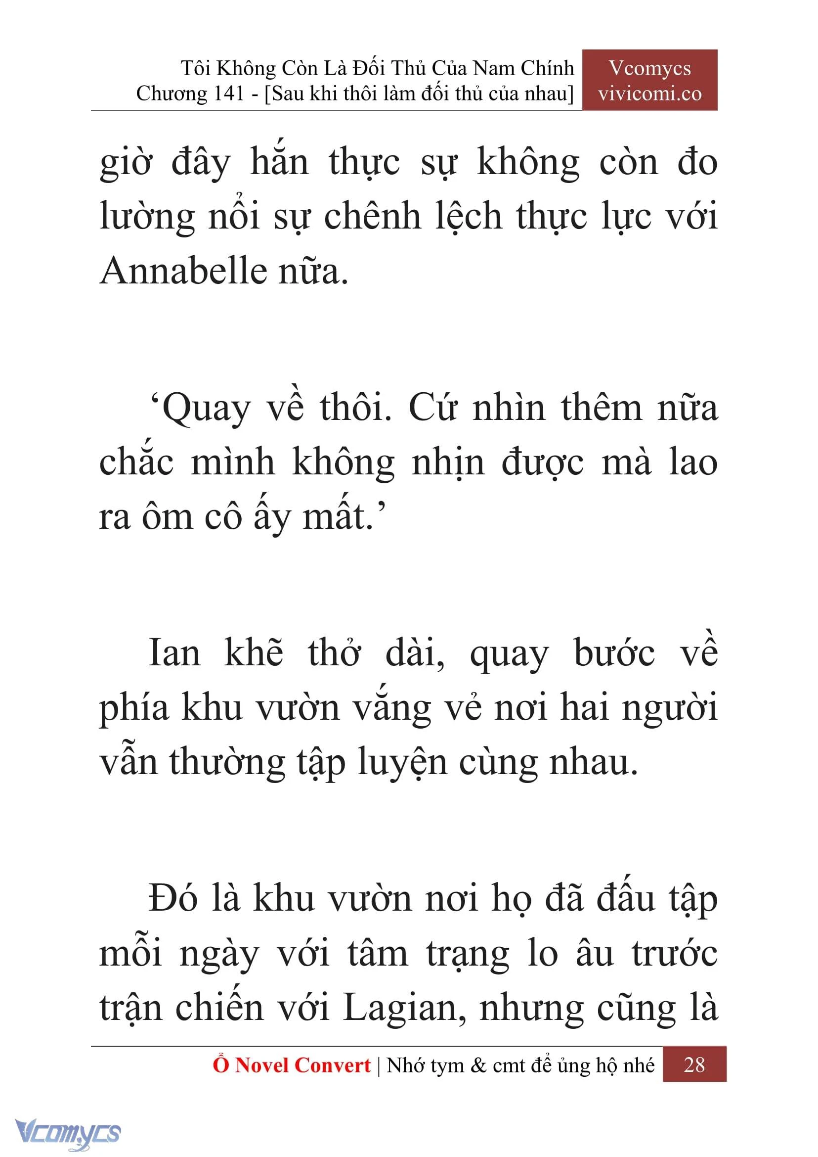 [Novel] Tôi Không Còn Là Đối Thủ Của Nam Chính Chapter  141 - 30