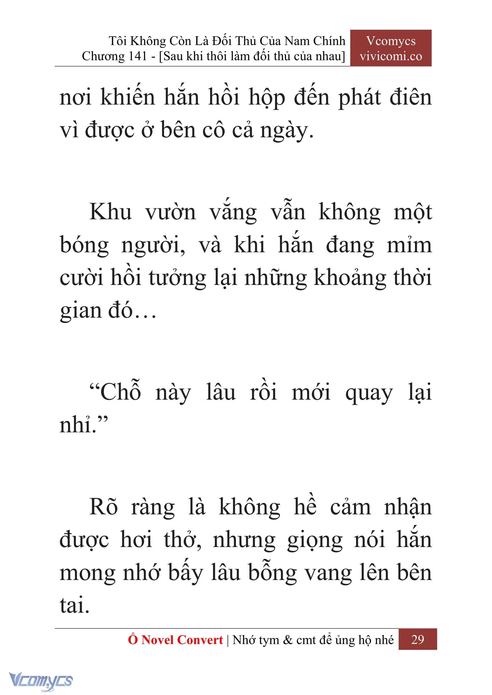 [Novel] Tôi Không Còn Là Đối Thủ Của Nam Chính Chapter  141 - 31