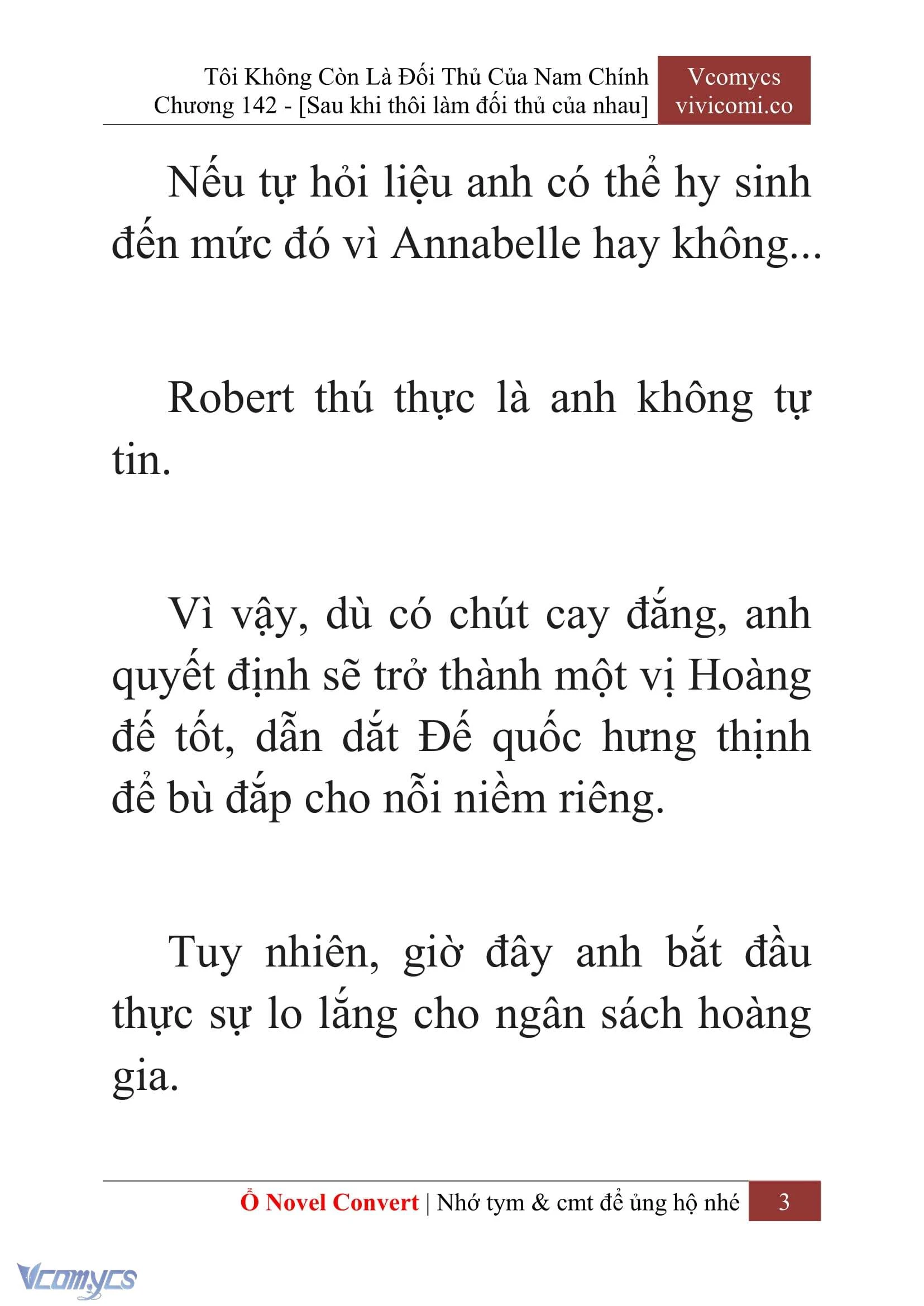 [Novel] Tôi Không Còn Là Đối Thủ Của Nam Chính Chapter  142 - 5