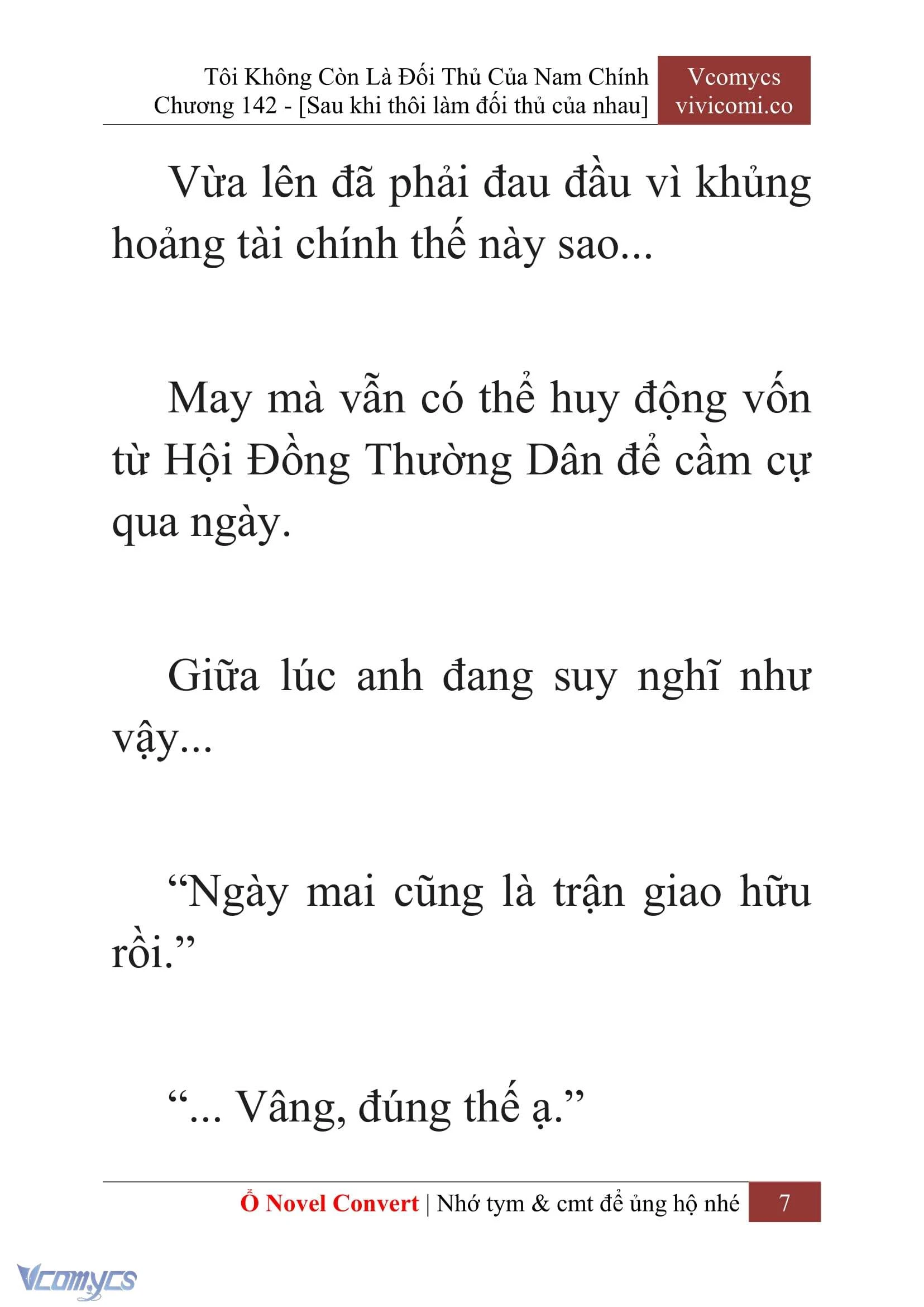 [Novel] Tôi Không Còn Là Đối Thủ Của Nam Chính Chapter  142 - 9
