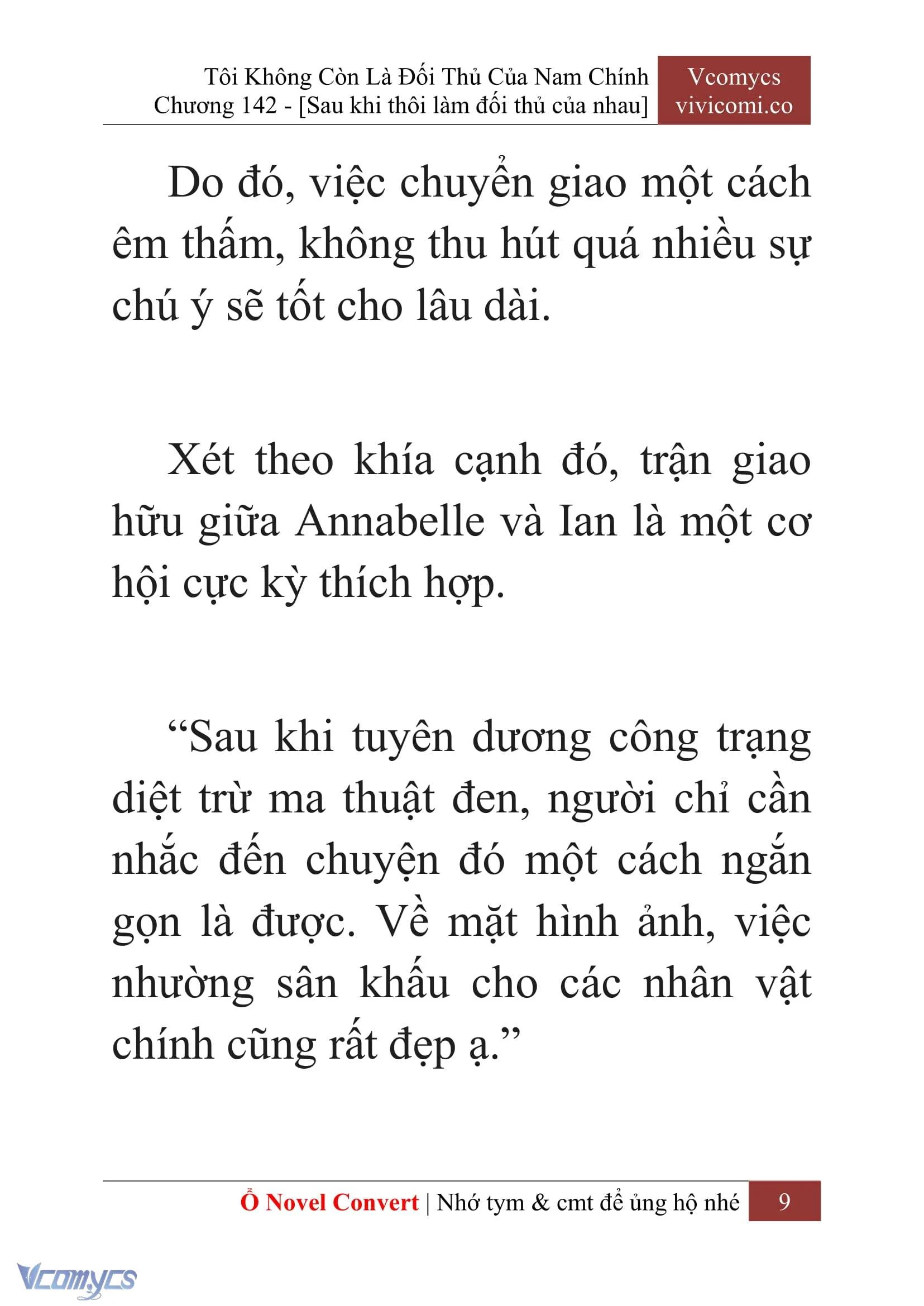 [Novel] Tôi Không Còn Là Đối Thủ Của Nam Chính Chapter  142 - 11