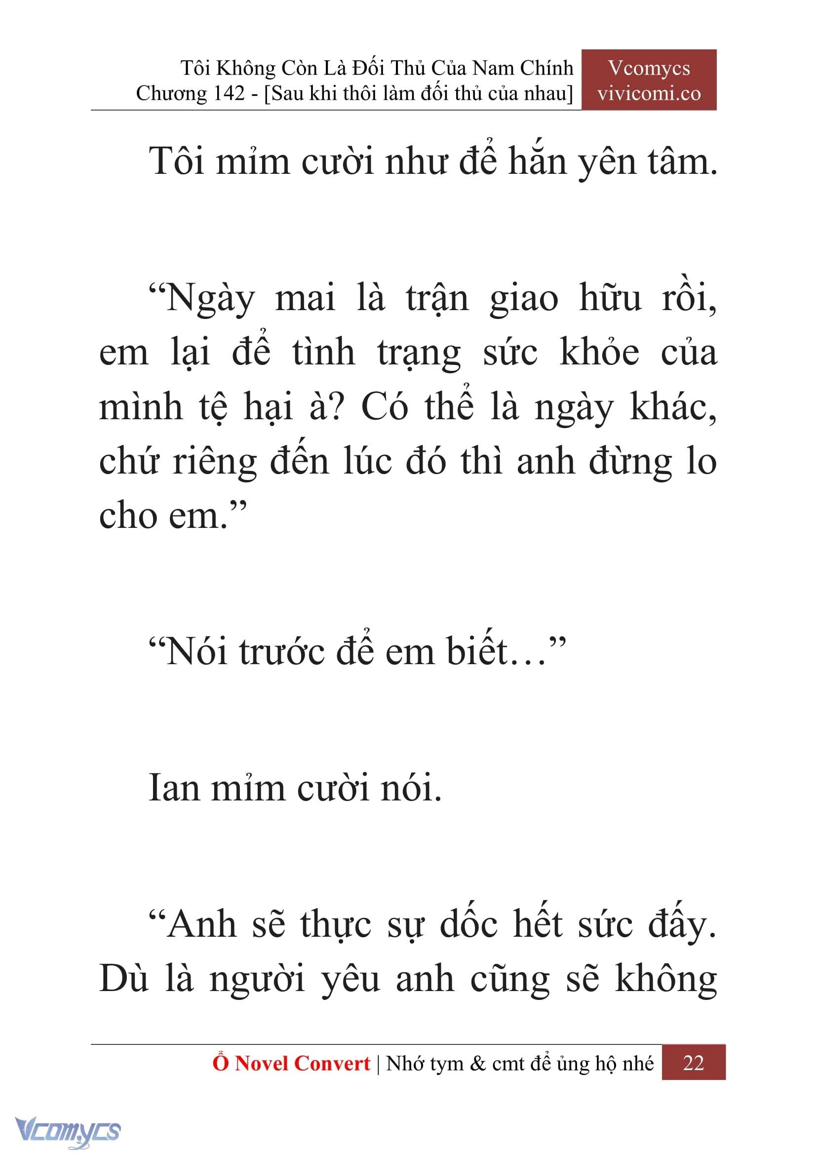 [Novel] Tôi Không Còn Là Đối Thủ Của Nam Chính Chapter  142 - 24
