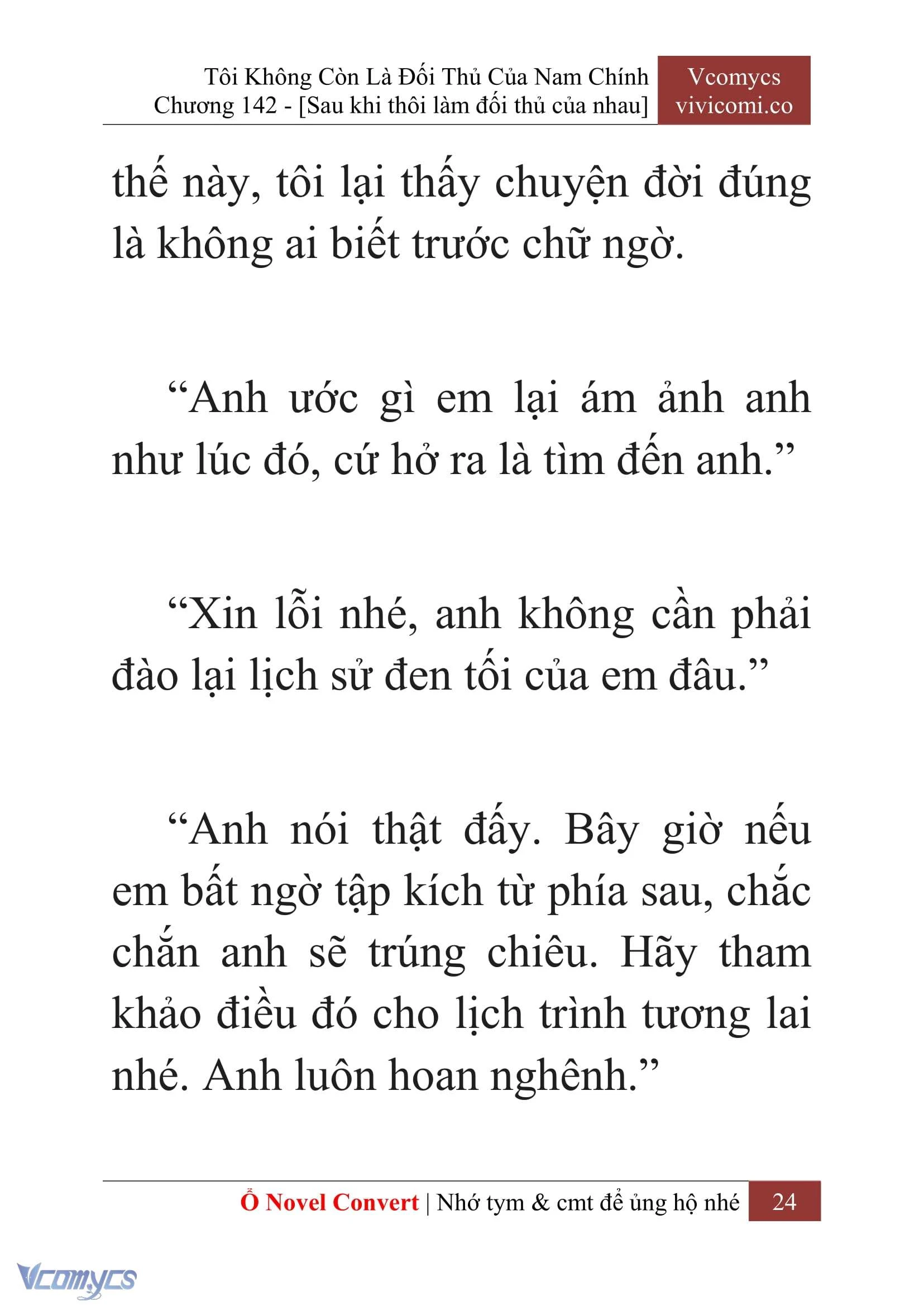 [Novel] Tôi Không Còn Là Đối Thủ Của Nam Chính Chapter  142 - 26