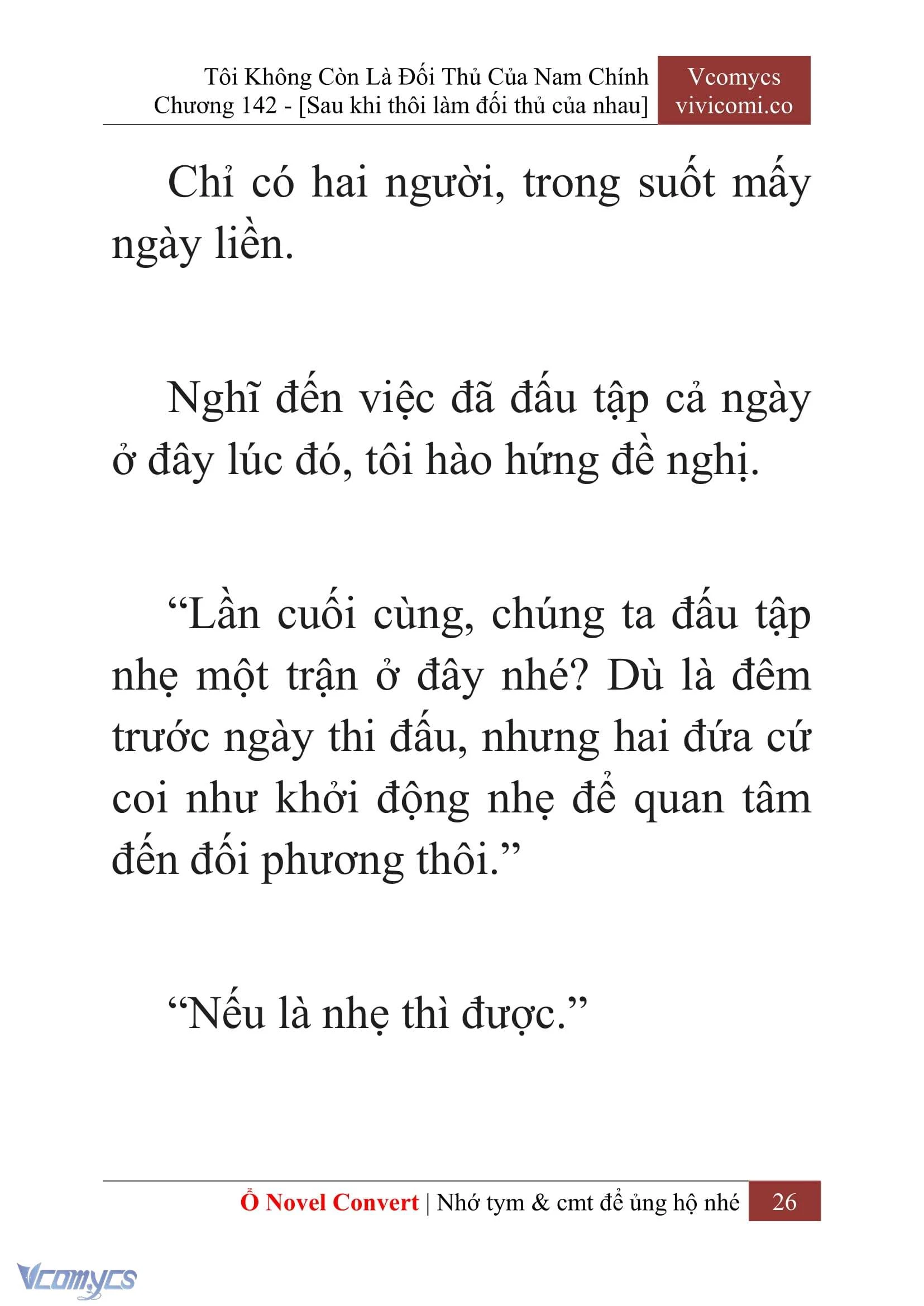 [Novel] Tôi Không Còn Là Đối Thủ Của Nam Chính Chapter  142 - 28