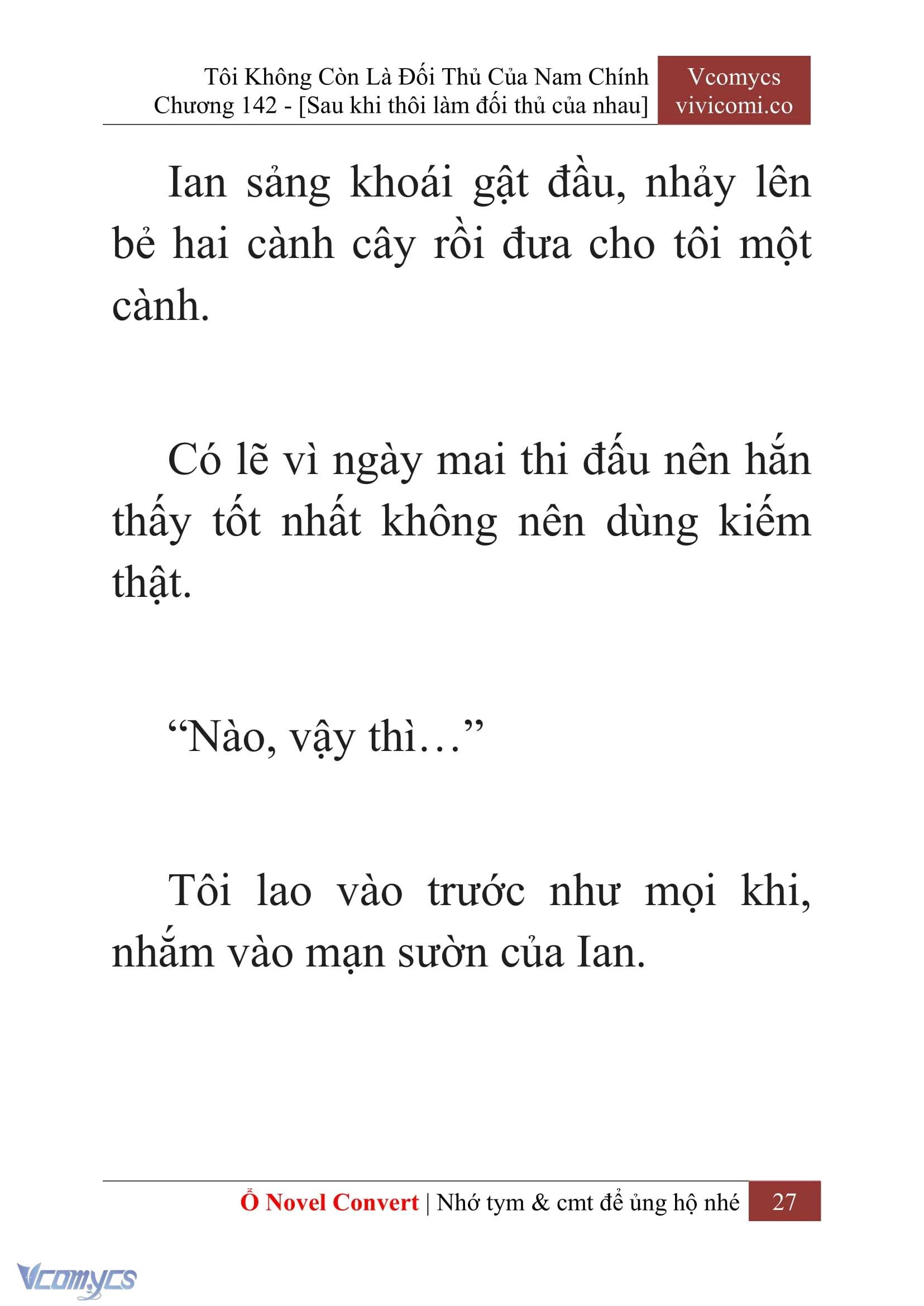 [Novel] Tôi Không Còn Là Đối Thủ Của Nam Chính Chapter  142 - 29