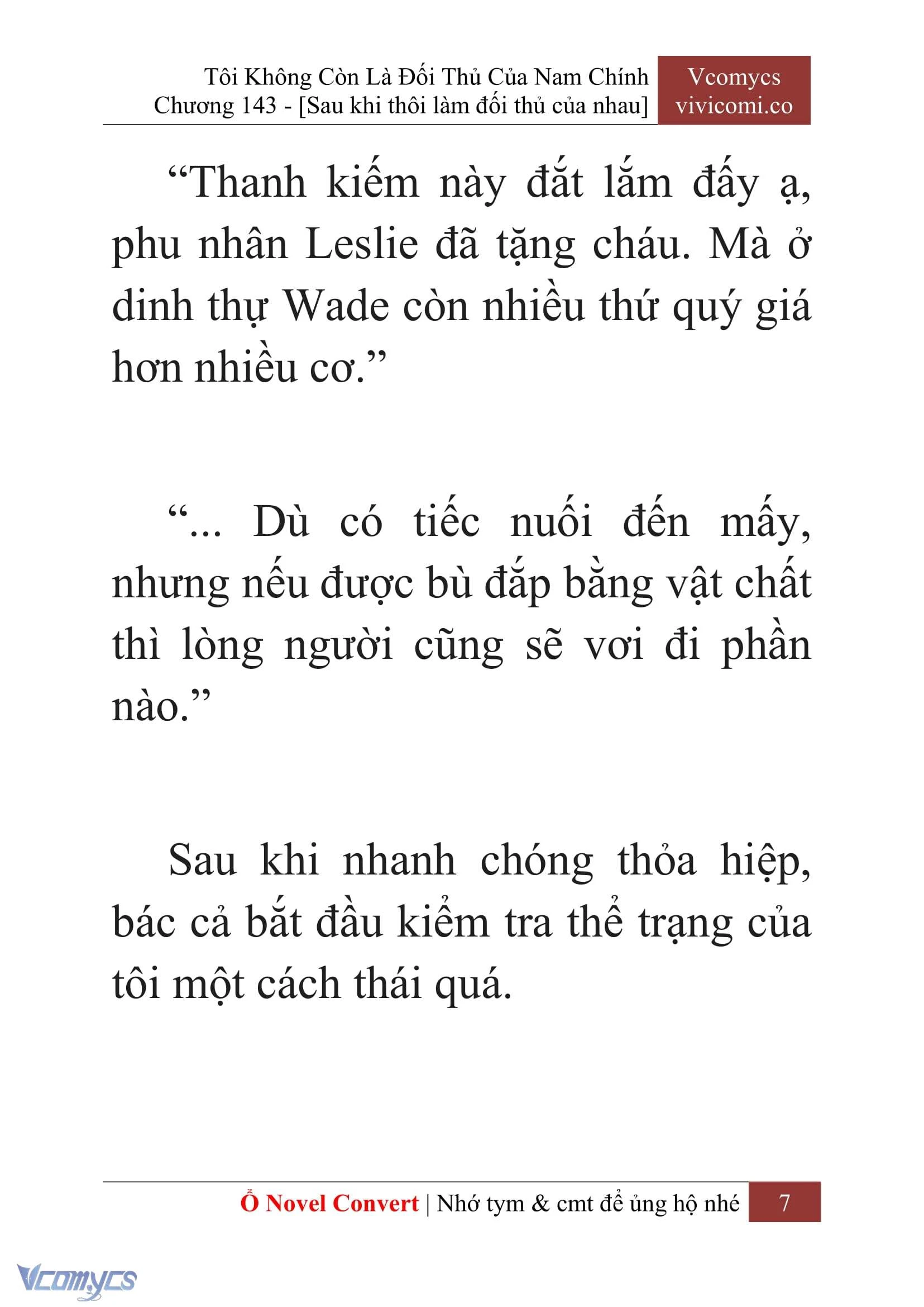 [Novel] Tôi Không Còn Là Đối Thủ Của Nam Chính Chapter  143 - 9