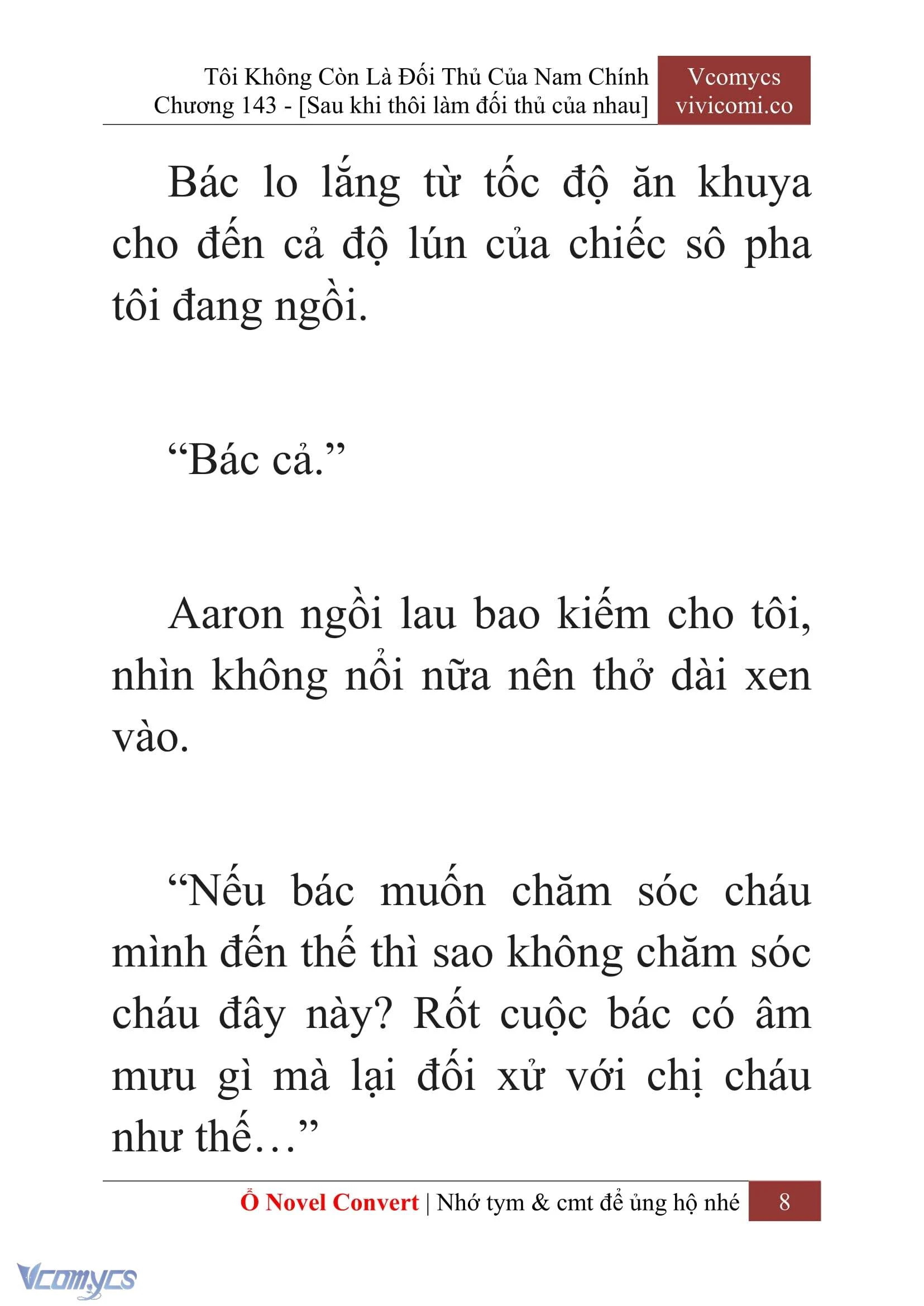 [Novel] Tôi Không Còn Là Đối Thủ Của Nam Chính Chapter  143 - 10
