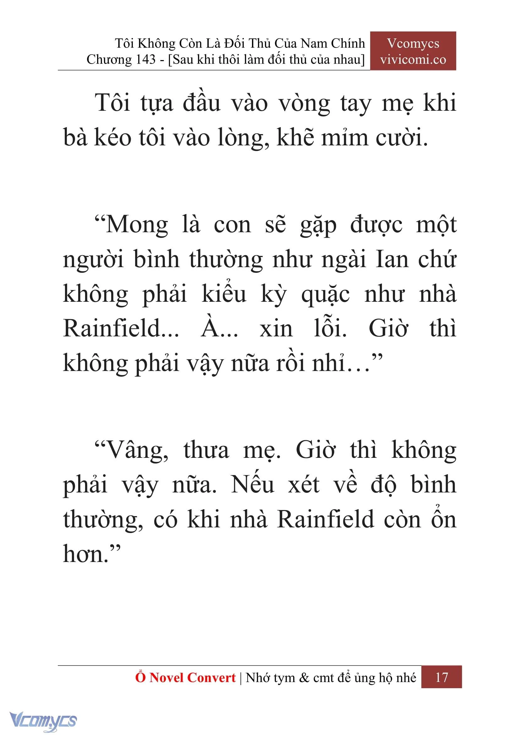 [Novel] Tôi Không Còn Là Đối Thủ Của Nam Chính Chapter  143 - 19