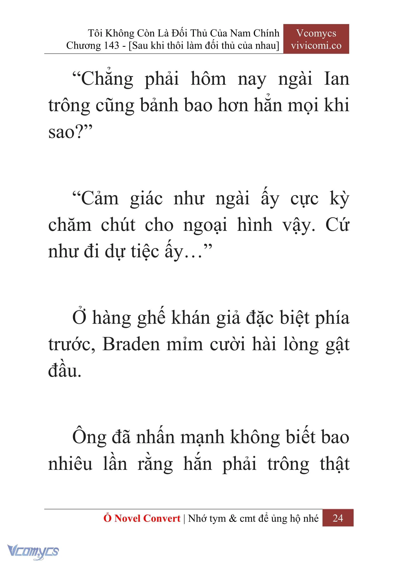 [Novel] Tôi Không Còn Là Đối Thủ Của Nam Chính Chapter  143 - 26
