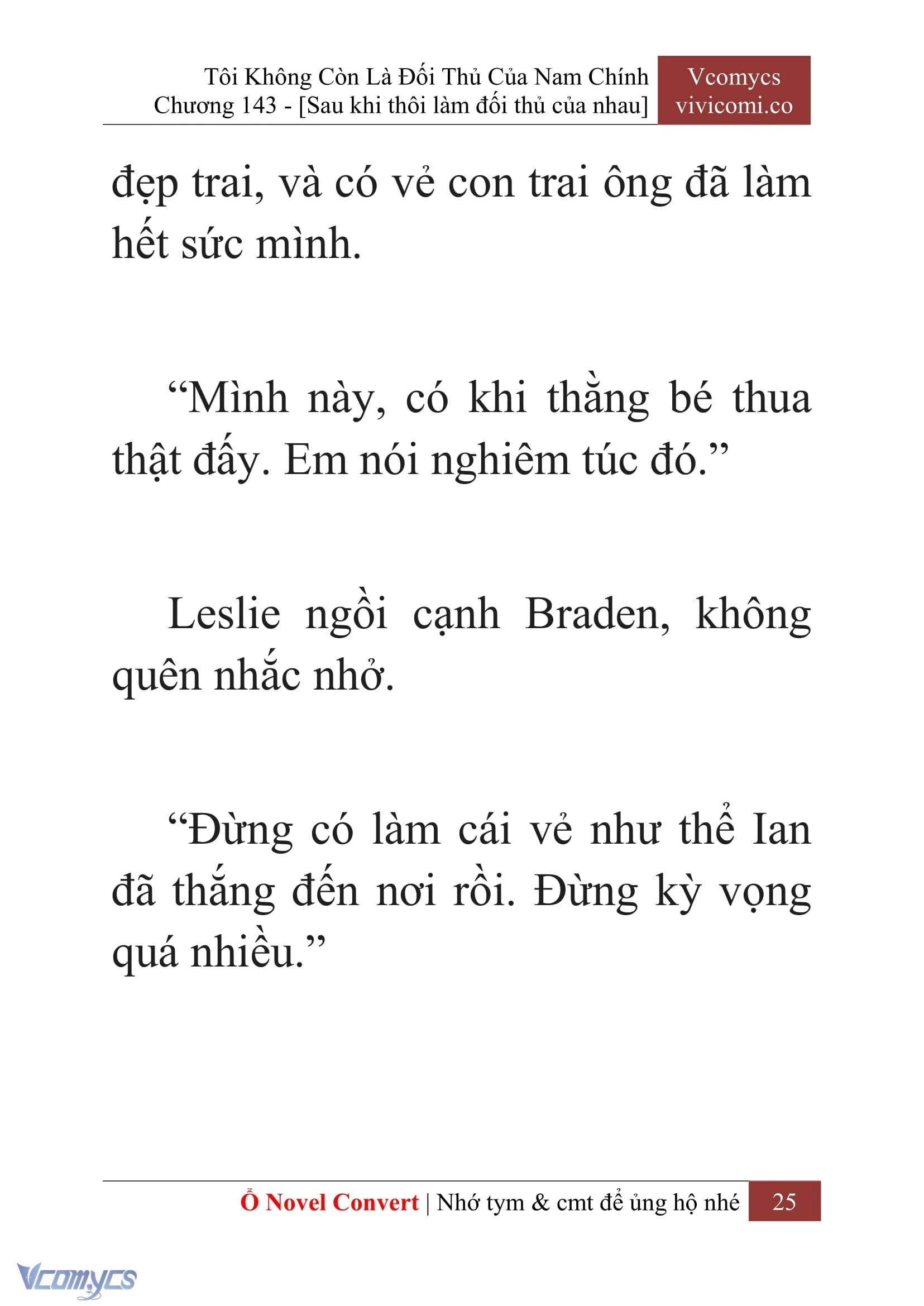 [Novel] Tôi Không Còn Là Đối Thủ Của Nam Chính Chapter  143 - 27