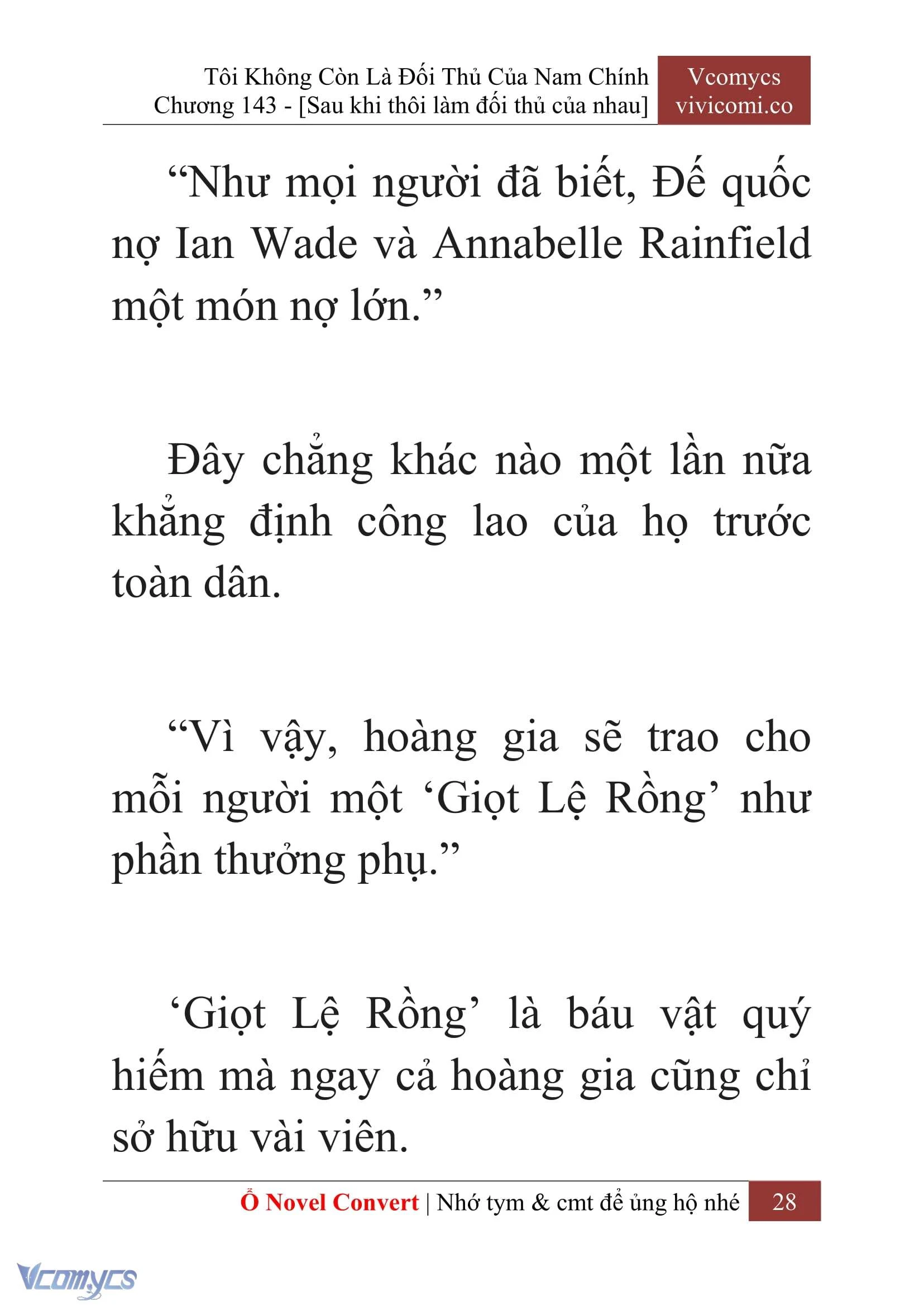[Novel] Tôi Không Còn Là Đối Thủ Của Nam Chính Chapter  143 - 30