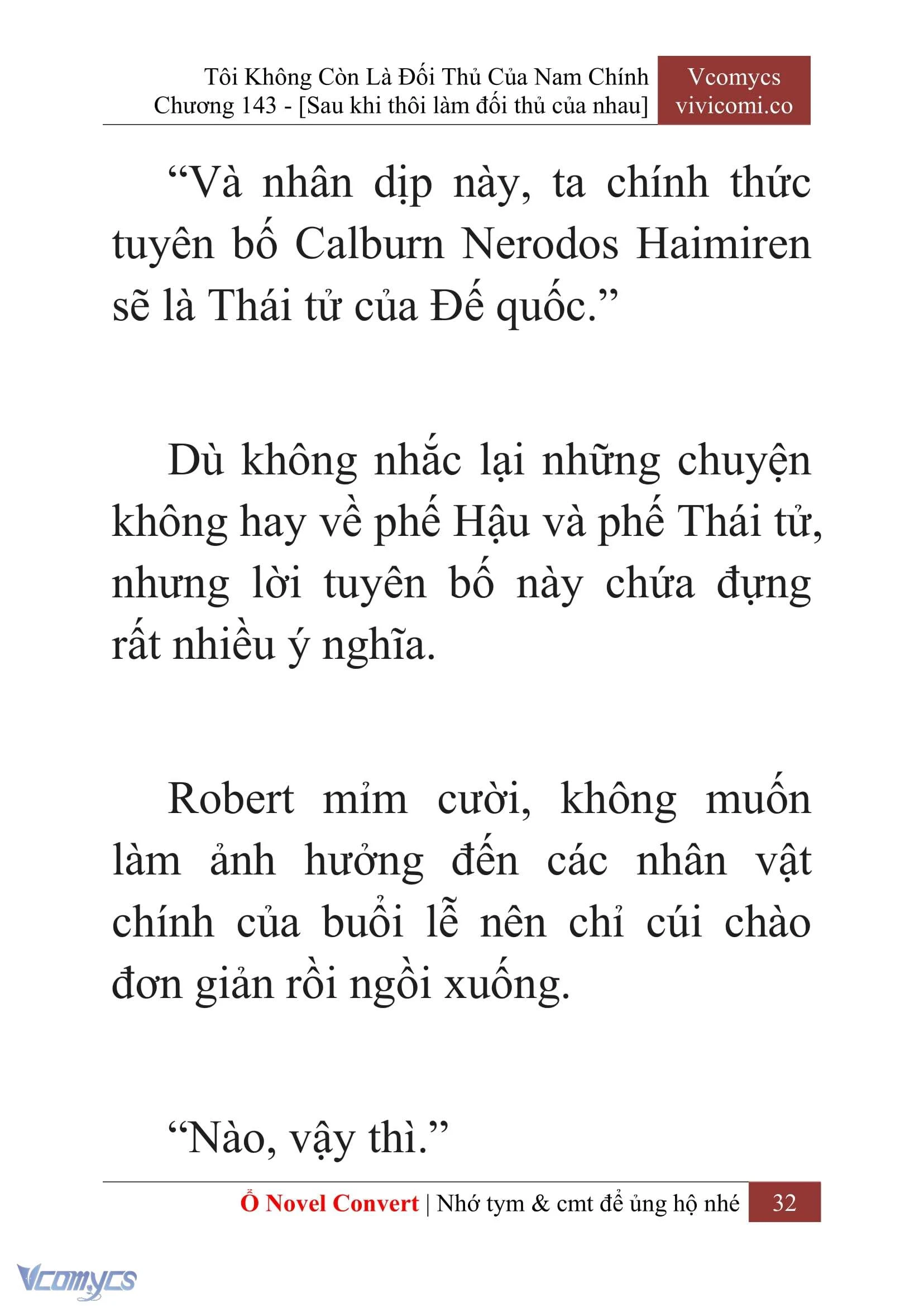 [Novel] Tôi Không Còn Là Đối Thủ Của Nam Chính Chapter  143 - 34