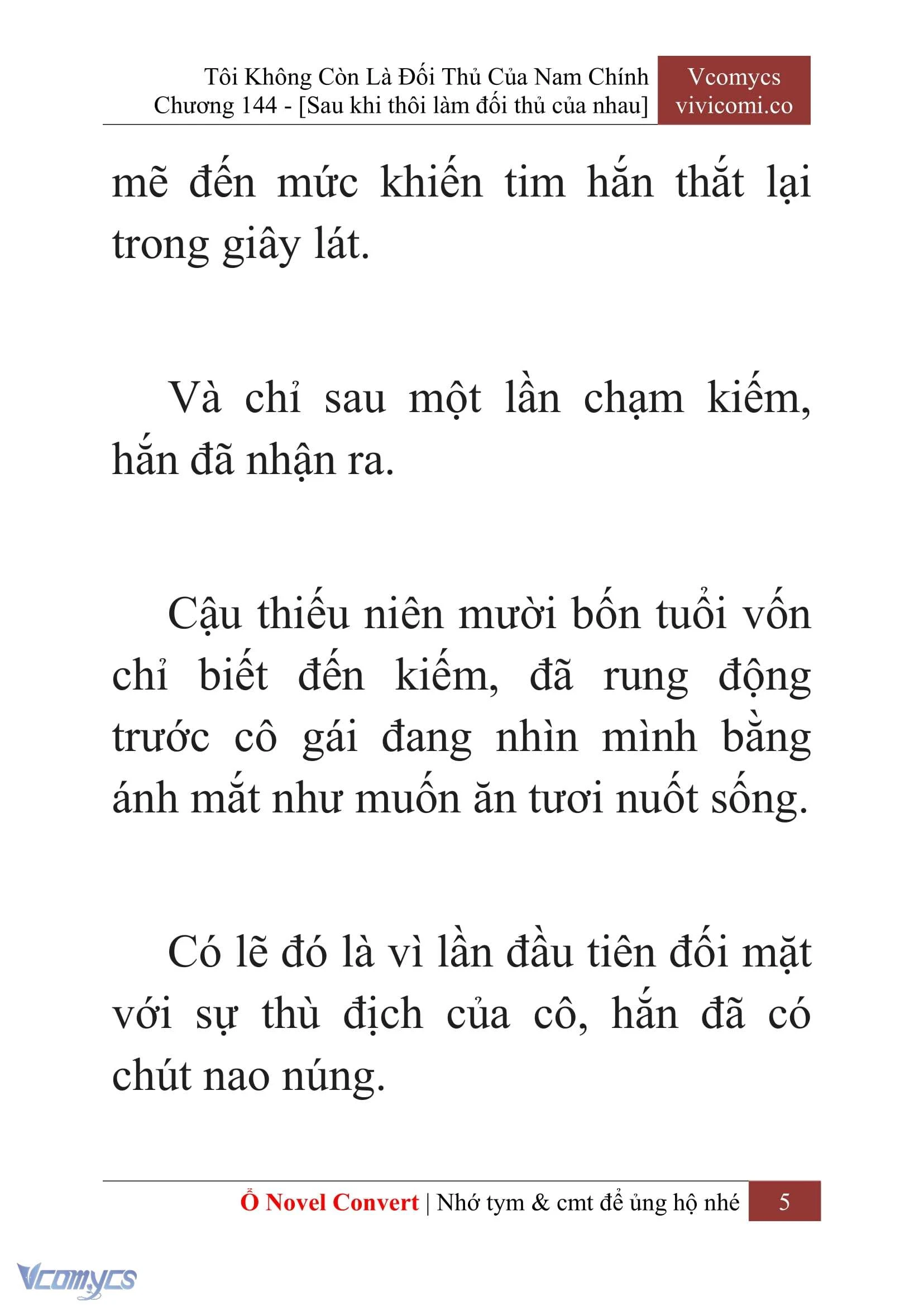 [Novel] Tôi Không Còn Là Đối Thủ Của Nam Chính Chapter  144 - 7