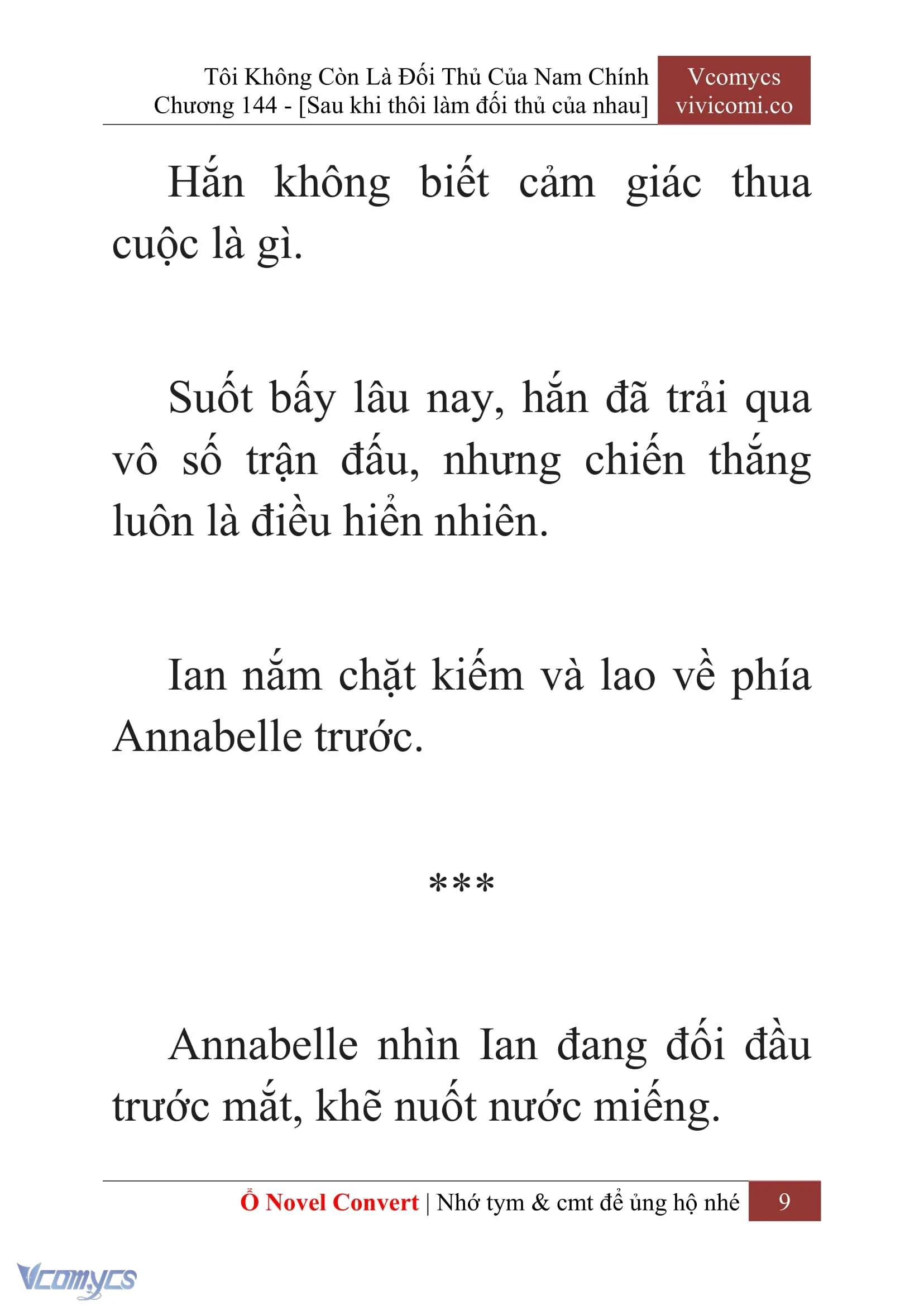 [Novel] Tôi Không Còn Là Đối Thủ Của Nam Chính Chapter  144 - 11