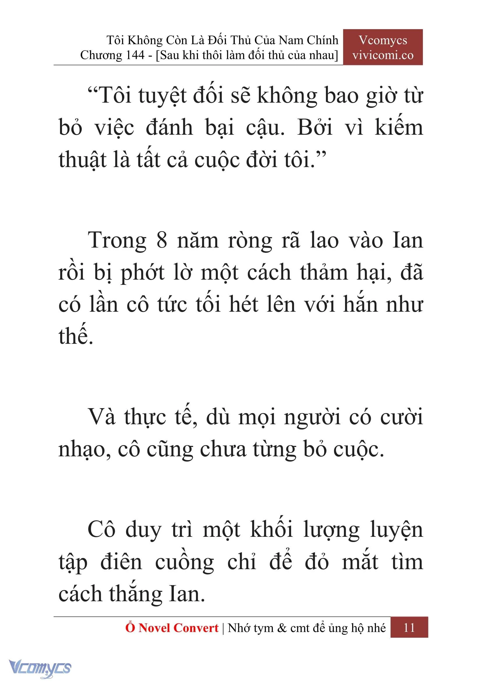 [Novel] Tôi Không Còn Là Đối Thủ Của Nam Chính Chapter  144 - 13