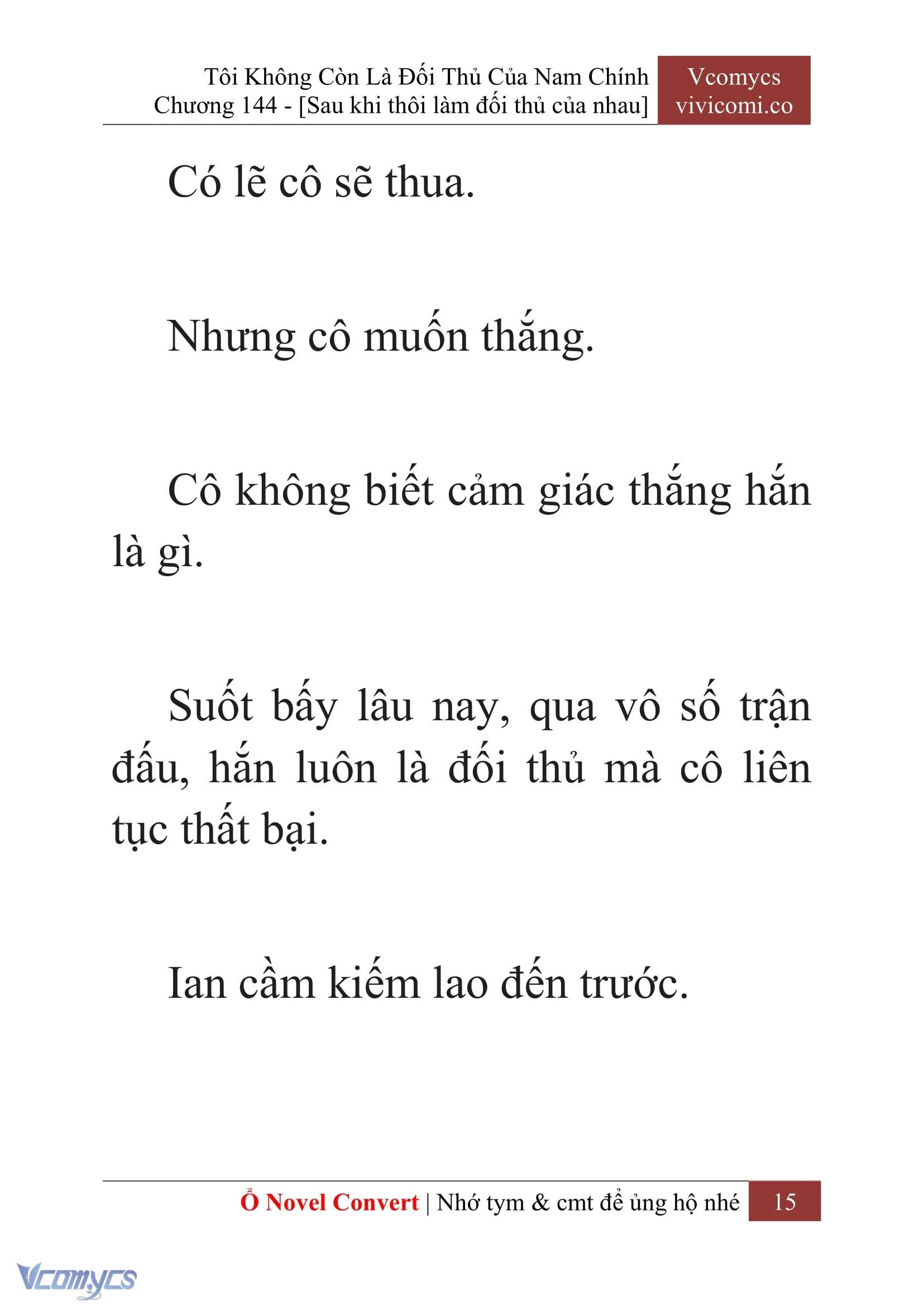 [Novel] Tôi Không Còn Là Đối Thủ Của Nam Chính Chapter  144 - 17