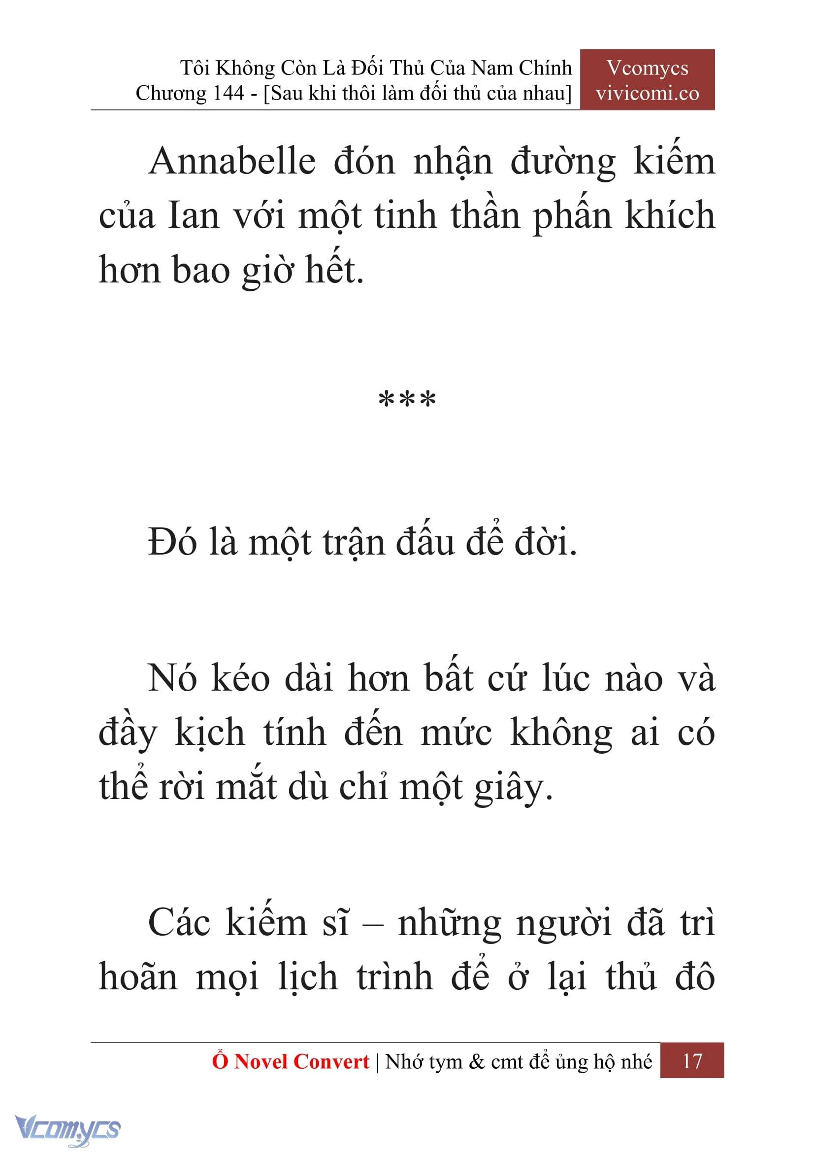 [Novel] Tôi Không Còn Là Đối Thủ Của Nam Chính Chapter  144 - 19