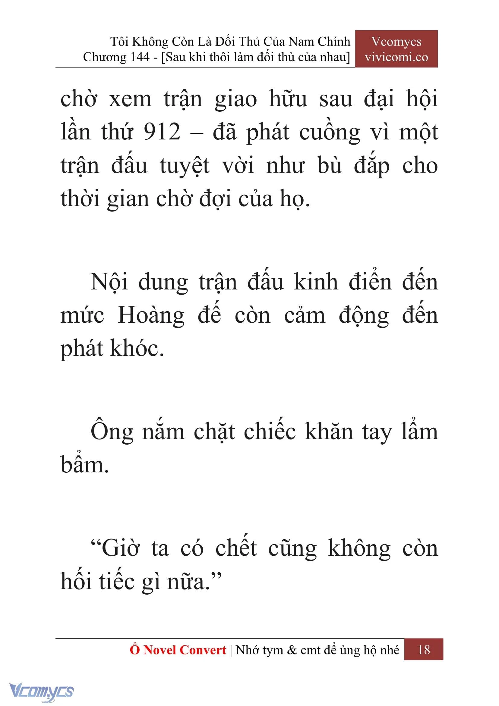 [Novel] Tôi Không Còn Là Đối Thủ Của Nam Chính Chapter  144 - 20