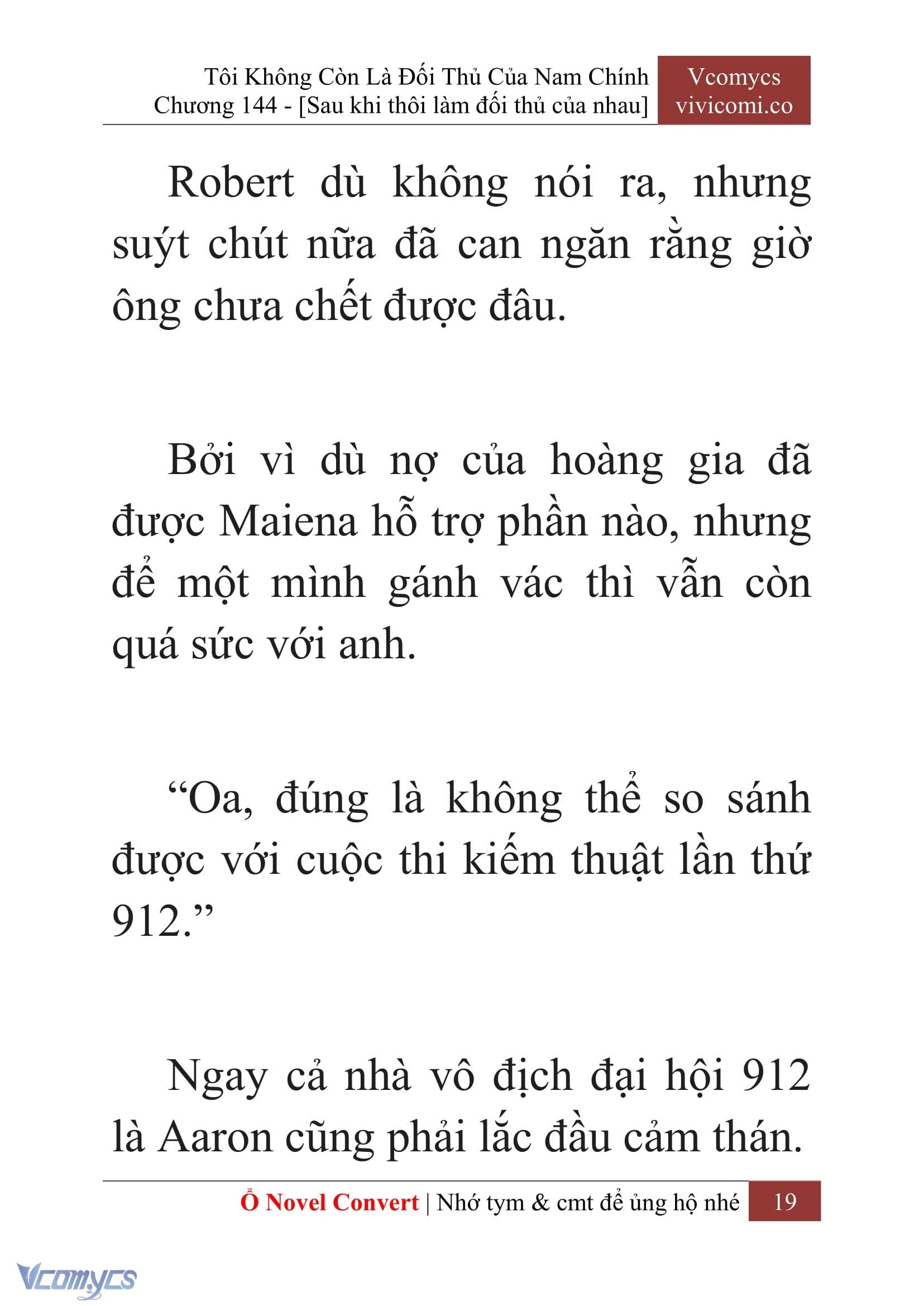 [Novel] Tôi Không Còn Là Đối Thủ Của Nam Chính Chapter  144 - 21