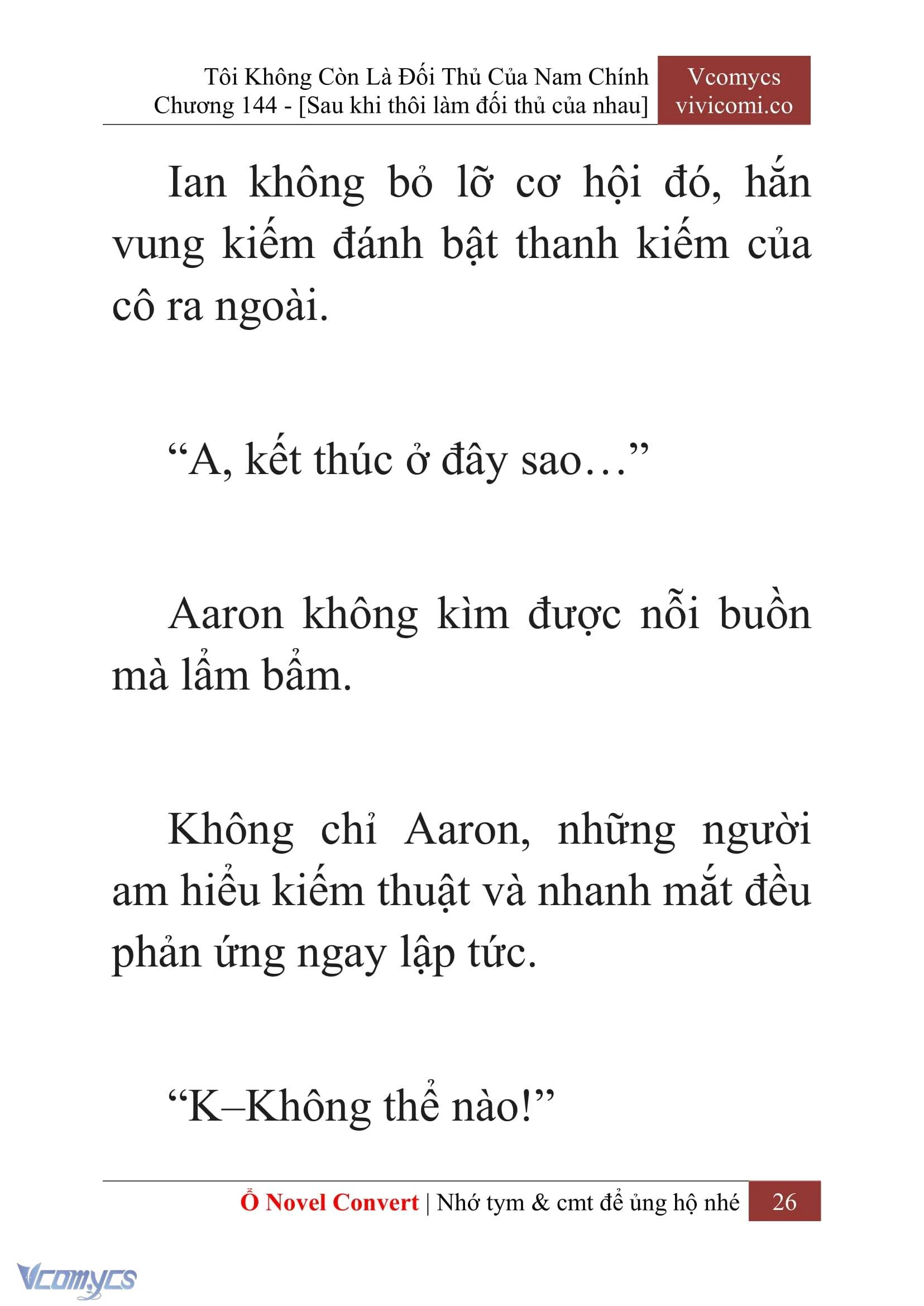 [Novel] Tôi Không Còn Là Đối Thủ Của Nam Chính Chapter  144 - 28