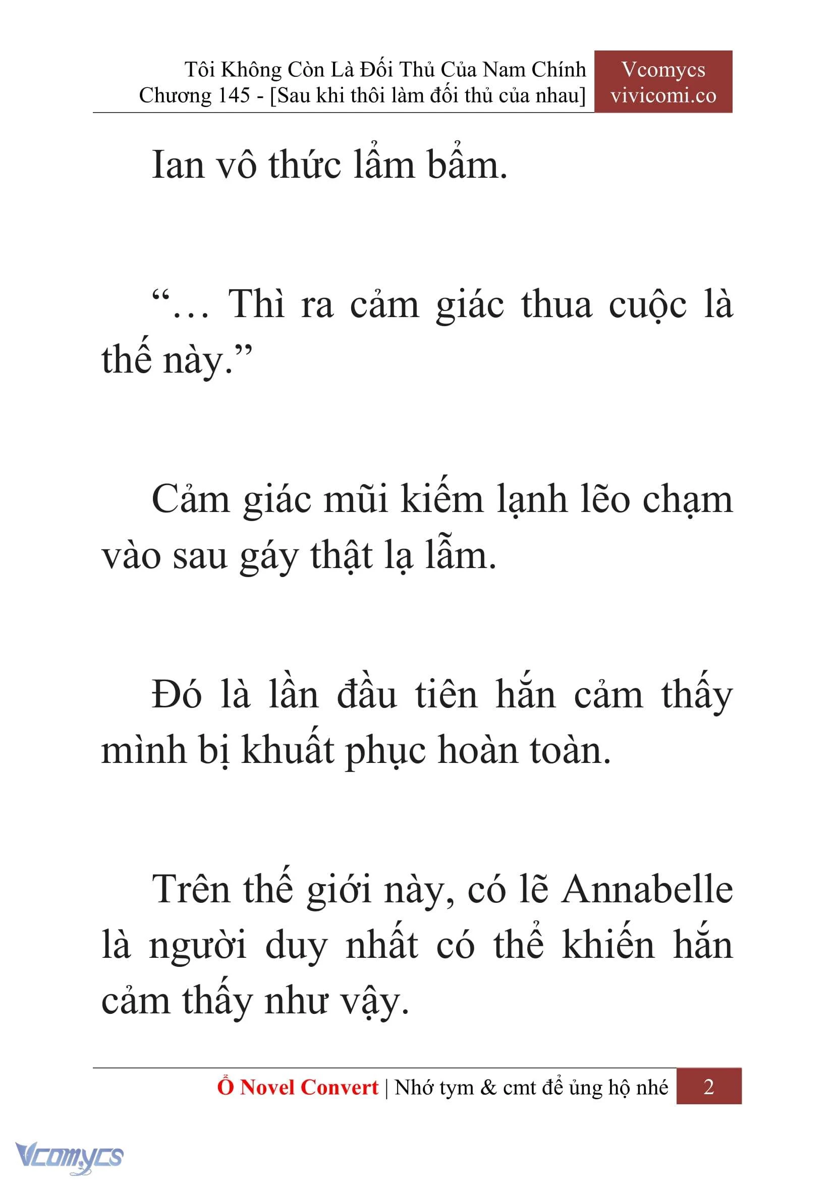 [Novel] Tôi Không Còn Là Đối Thủ Của Nam Chính Chapter  145 - 4