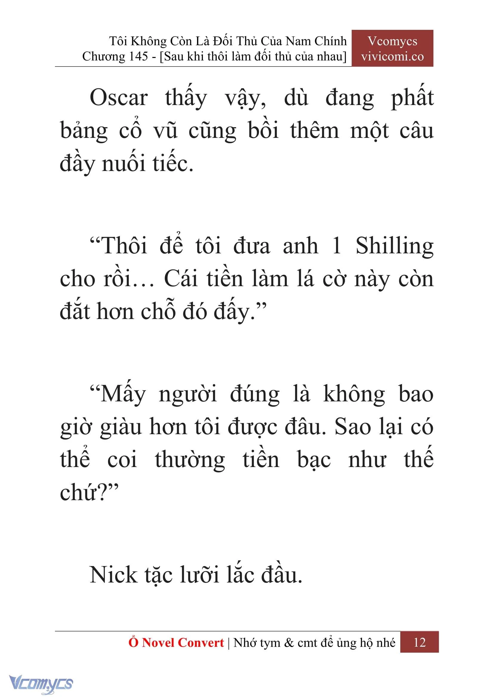 [Novel] Tôi Không Còn Là Đối Thủ Của Nam Chính Chapter  145 - 14