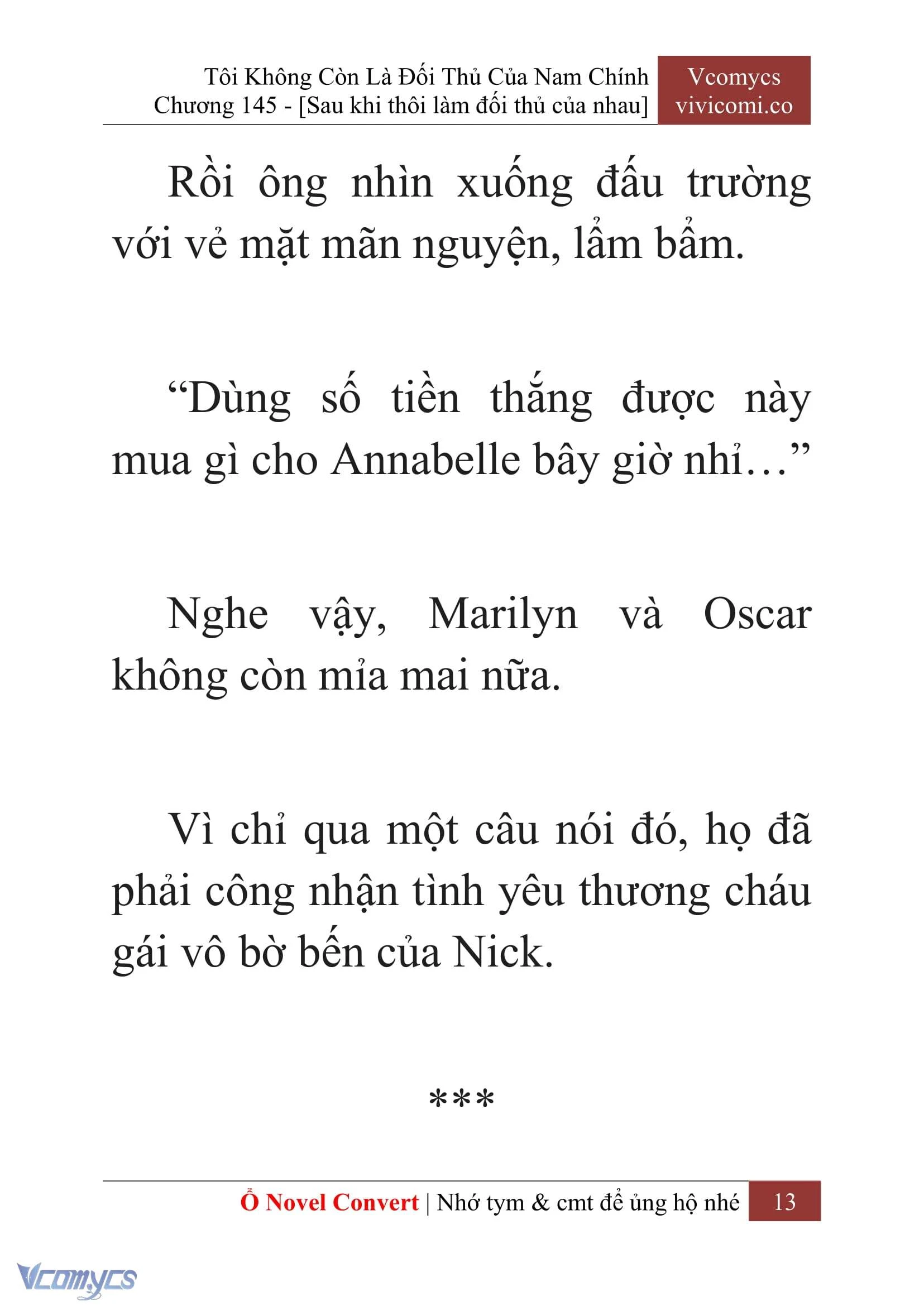 [Novel] Tôi Không Còn Là Đối Thủ Của Nam Chính Chapter  145 - 15