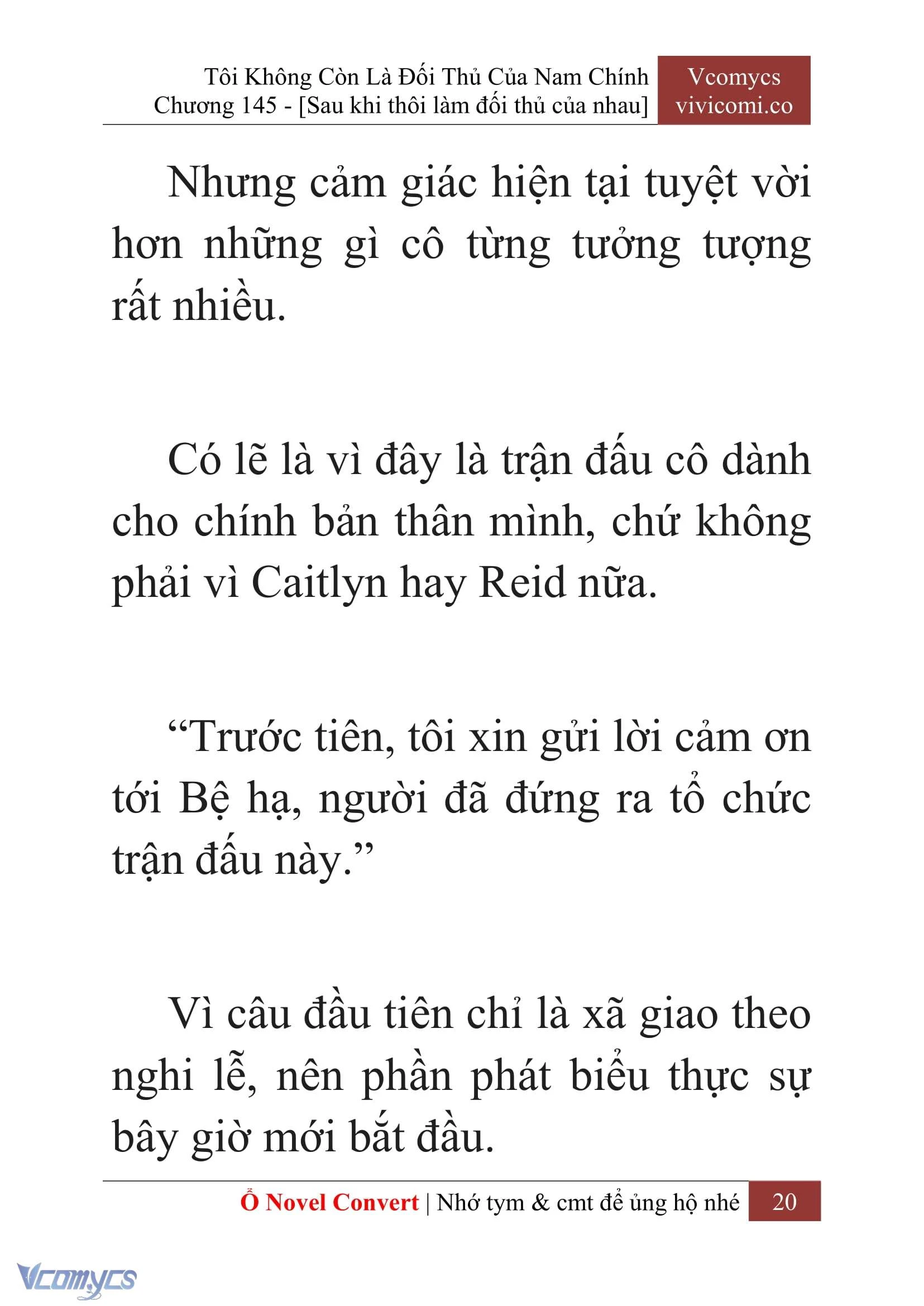 [Novel] Tôi Không Còn Là Đối Thủ Của Nam Chính Chapter  145 - 22