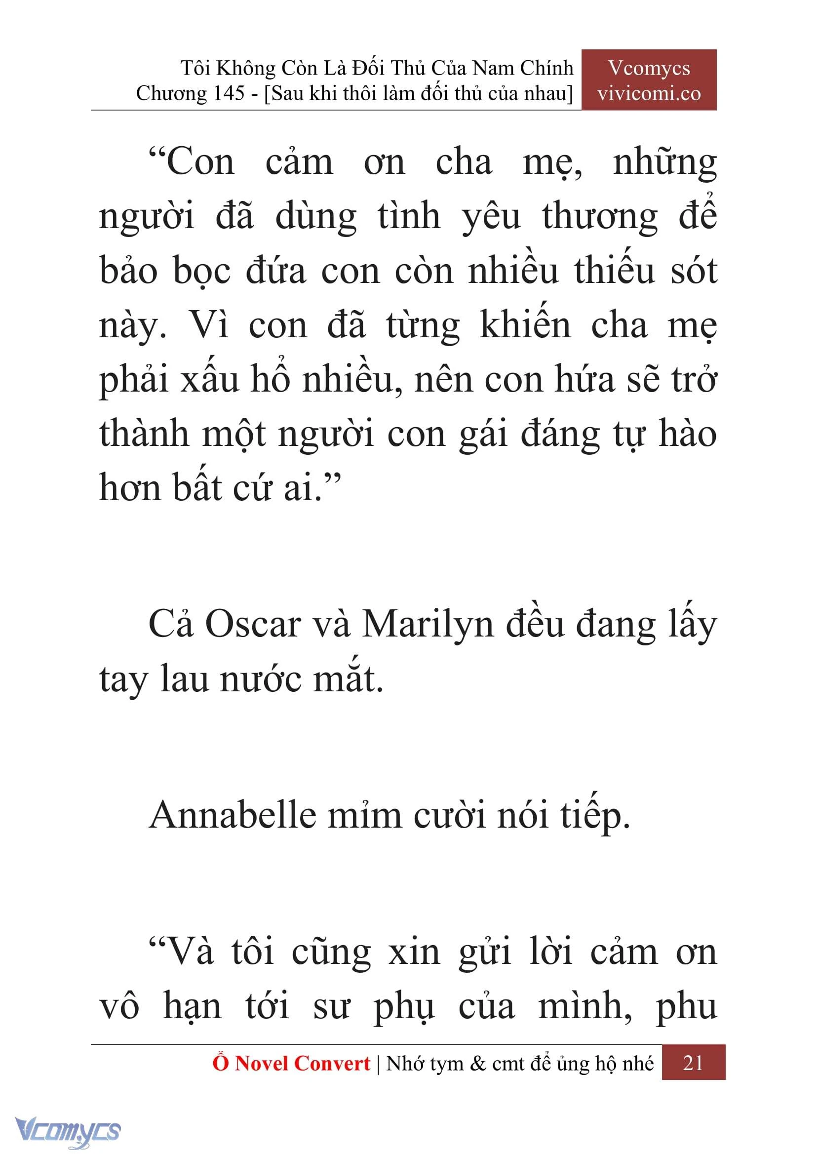 [Novel] Tôi Không Còn Là Đối Thủ Của Nam Chính Chapter  145 - 23