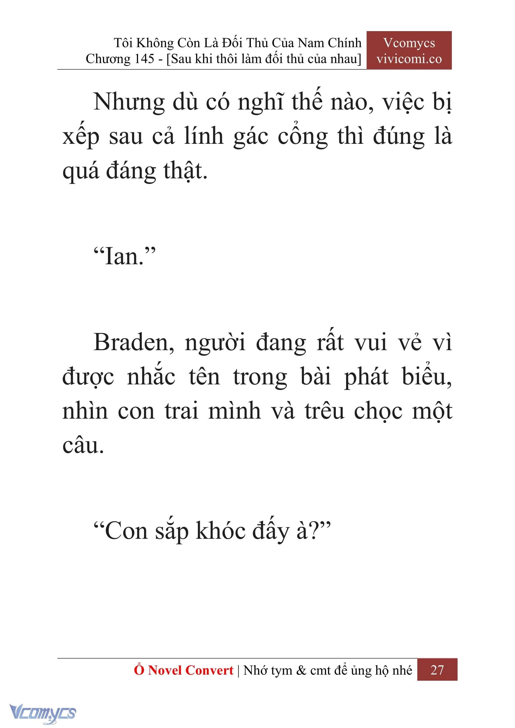 [Novel] Tôi Không Còn Là Đối Thủ Của Nam Chính Chapter  145 - 29