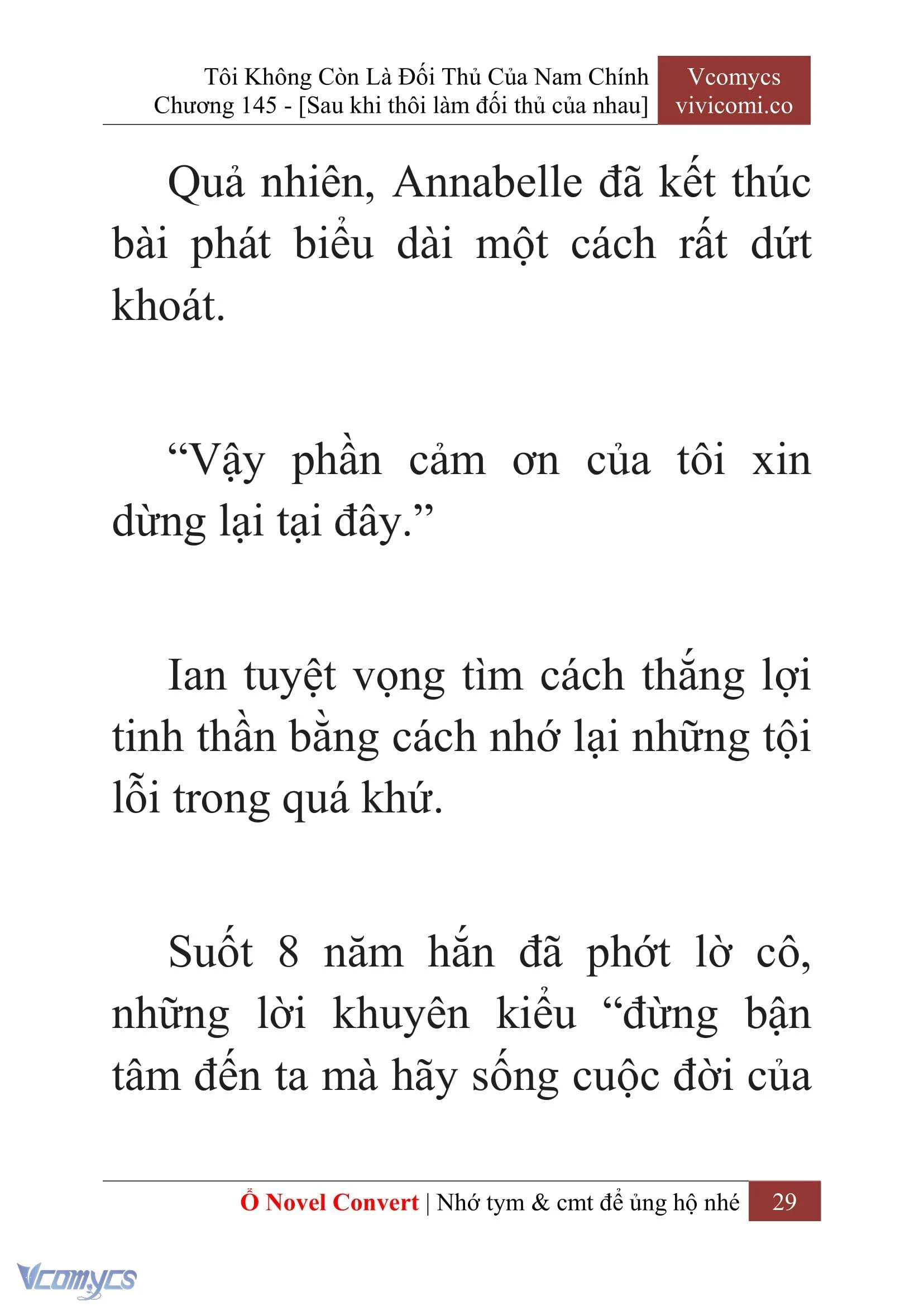 [Novel] Tôi Không Còn Là Đối Thủ Của Nam Chính Chapter  145 - 31