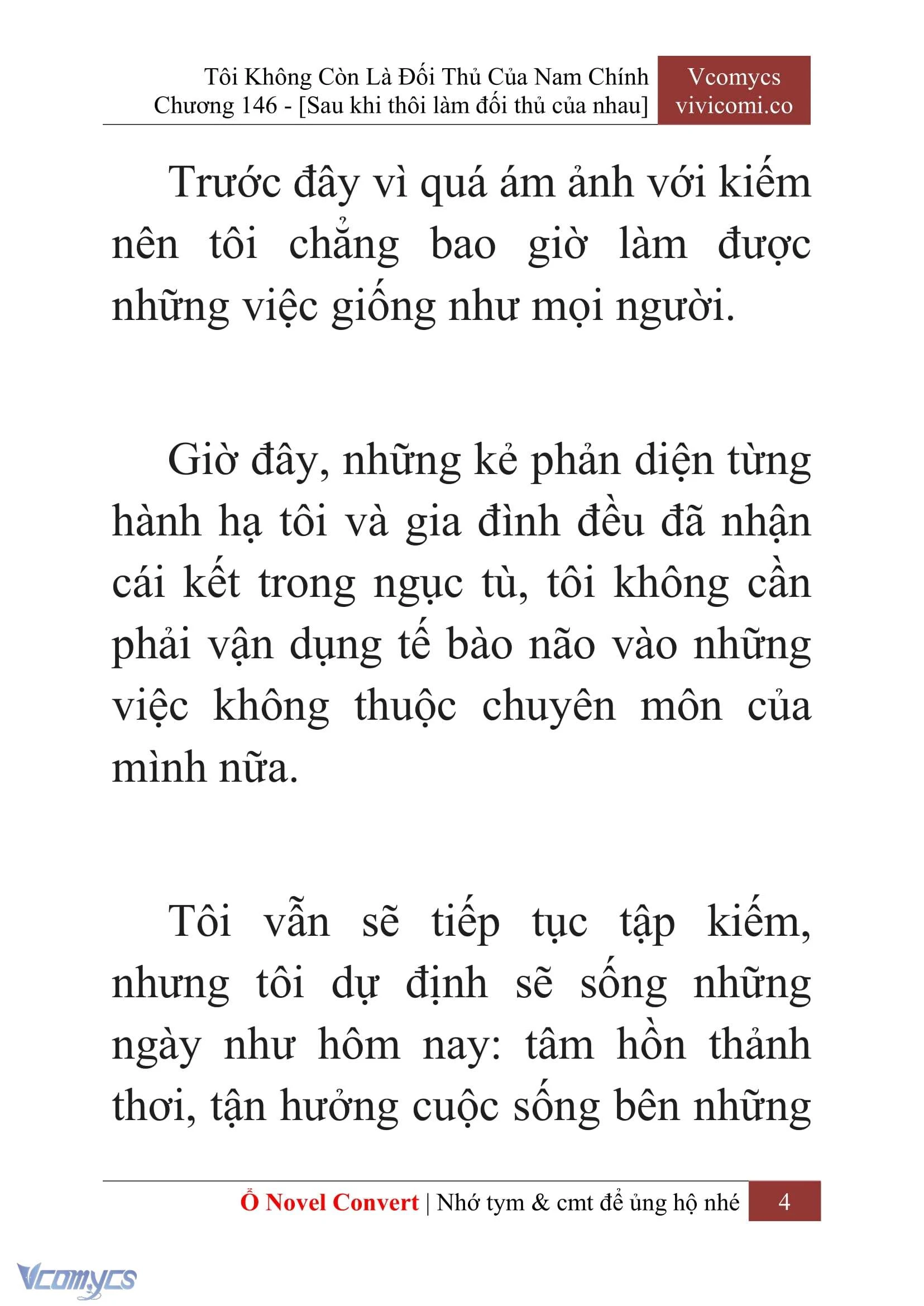[Novel] Tôi Không Còn Là Đối Thủ Của Nam Chính Chapter  146 - 6