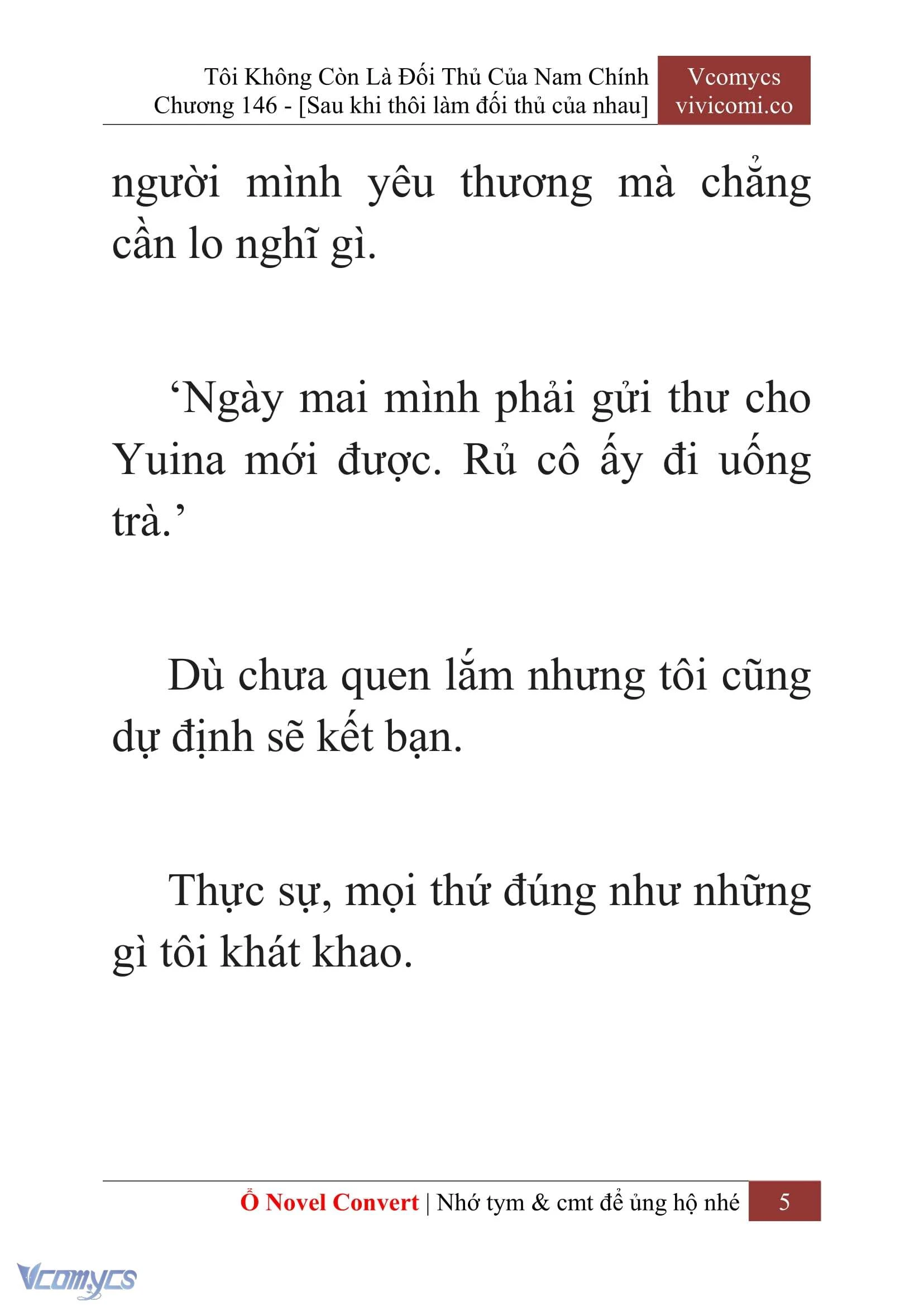 [Novel] Tôi Không Còn Là Đối Thủ Của Nam Chính Chapter  146 - 7