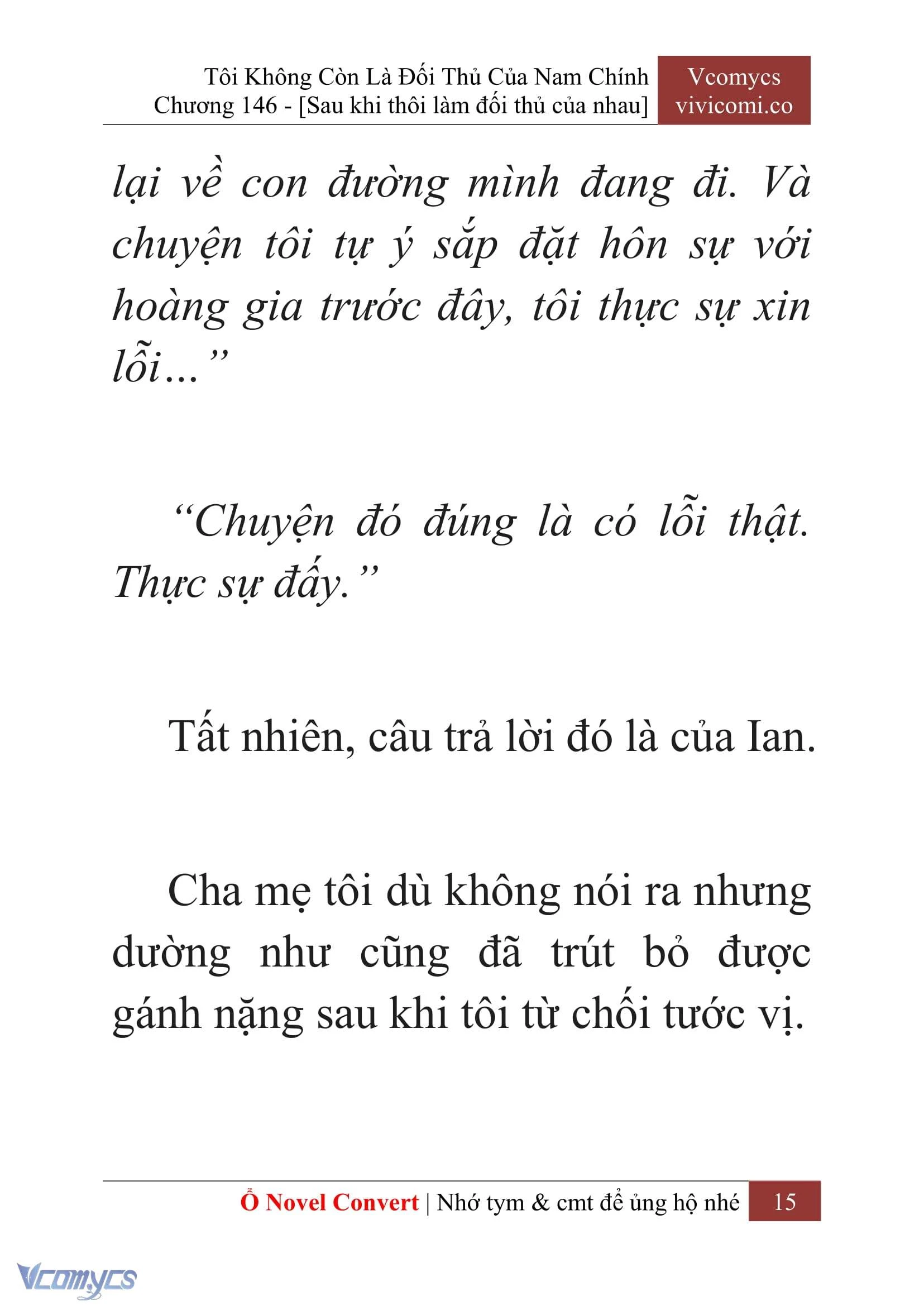 [Novel] Tôi Không Còn Là Đối Thủ Của Nam Chính Chapter  146 - 17