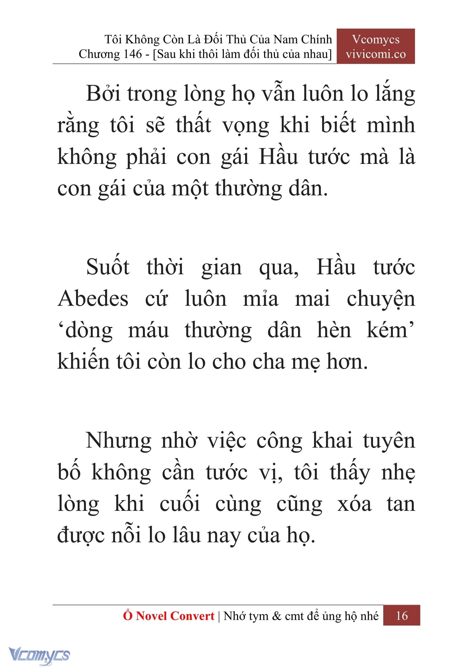 [Novel] Tôi Không Còn Là Đối Thủ Của Nam Chính Chapter  146 - 18