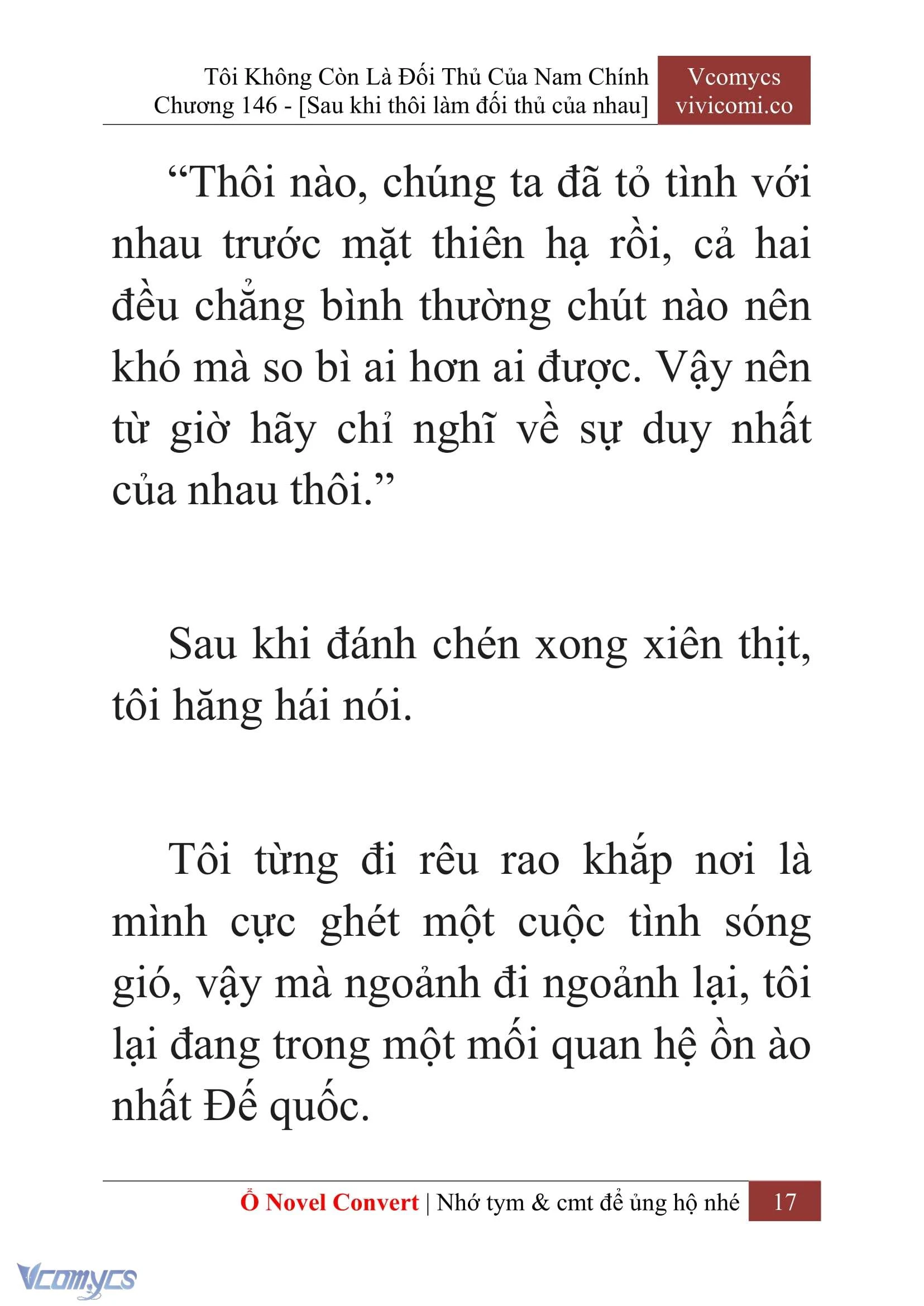 [Novel] Tôi Không Còn Là Đối Thủ Của Nam Chính Chapter  146 - 19