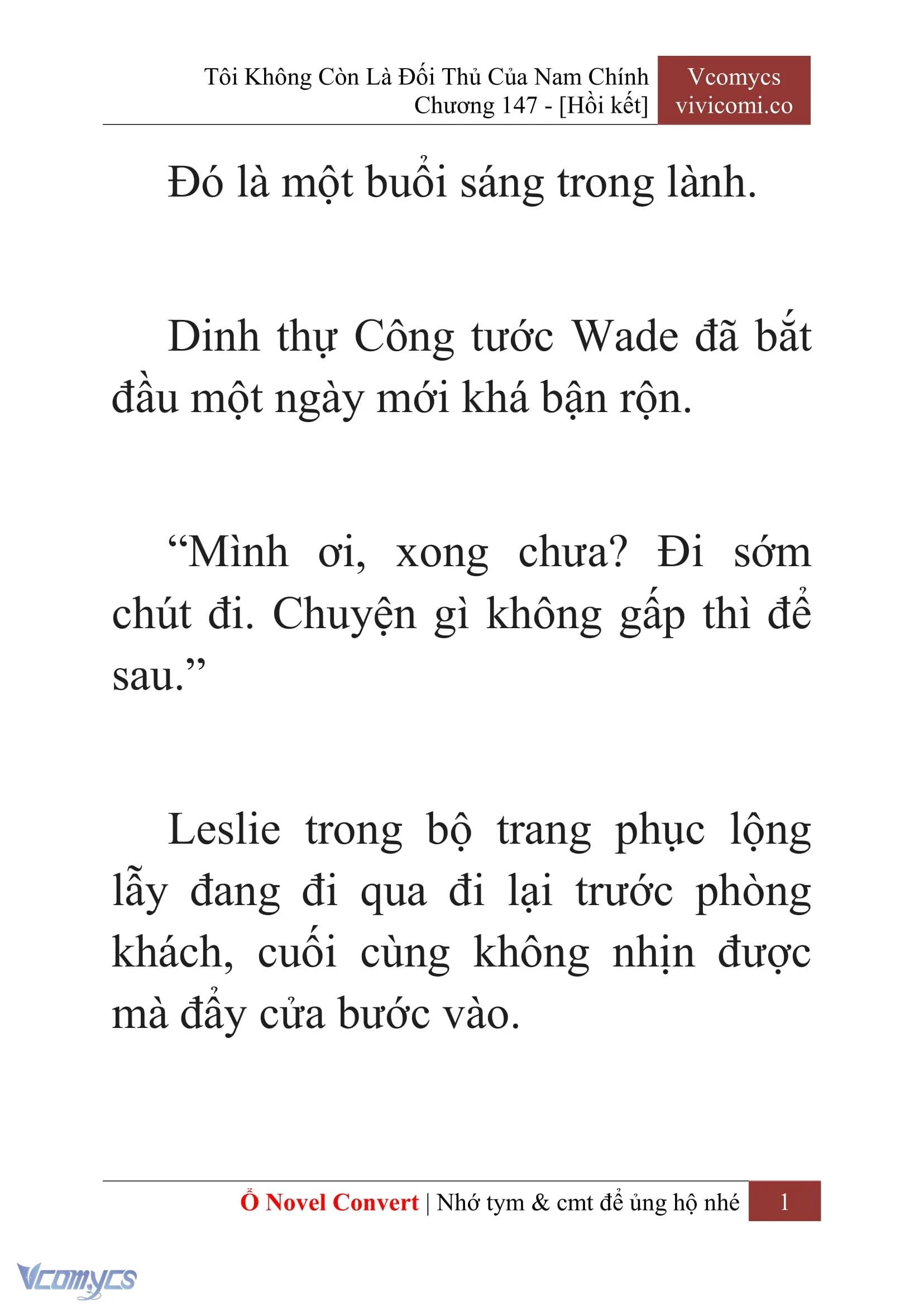 [Novel] Tôi Không Còn Là Đối Thủ Của Nam Chính Chapter  147 - 3