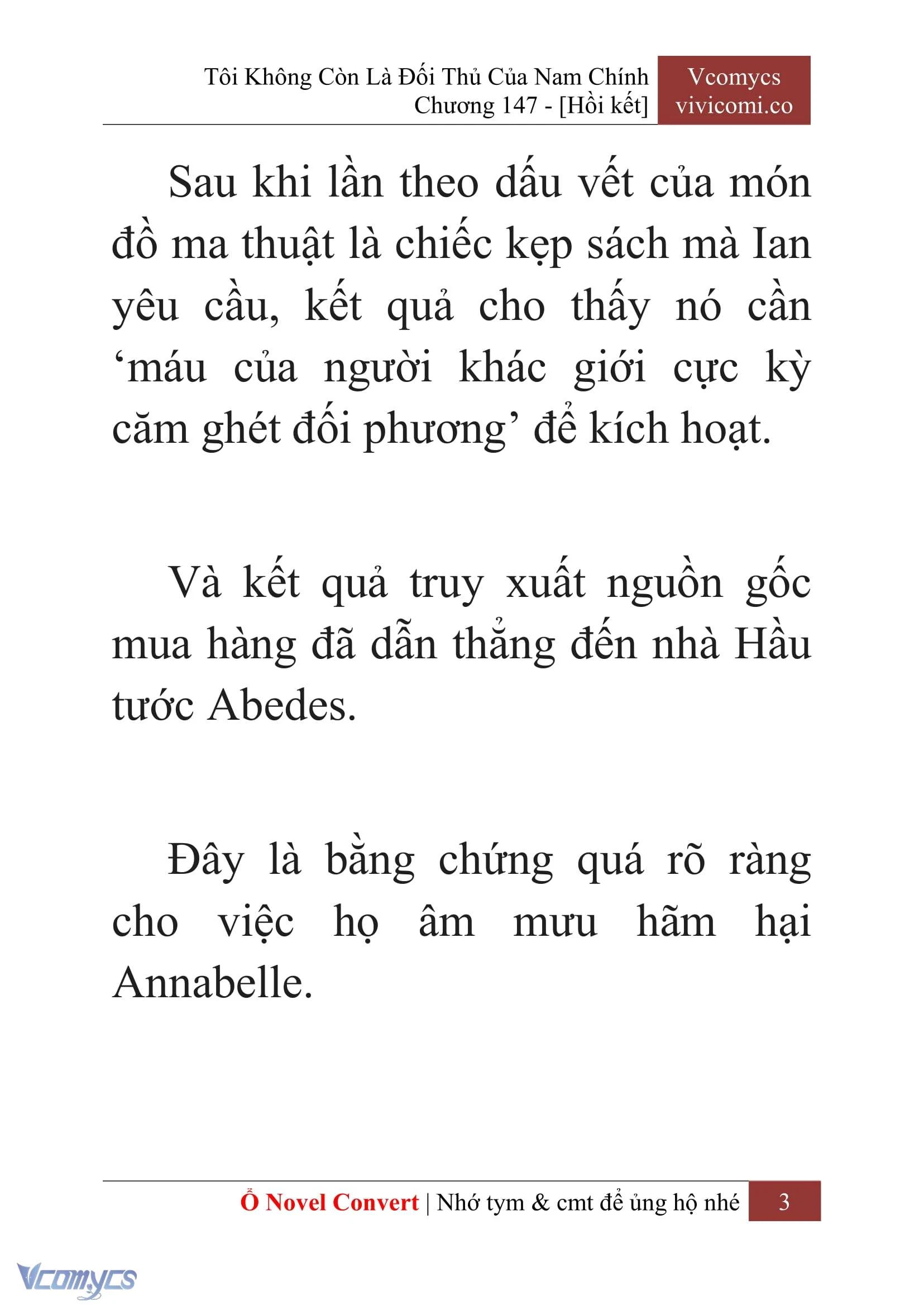 [Novel] Tôi Không Còn Là Đối Thủ Của Nam Chính Chapter  147 - 5