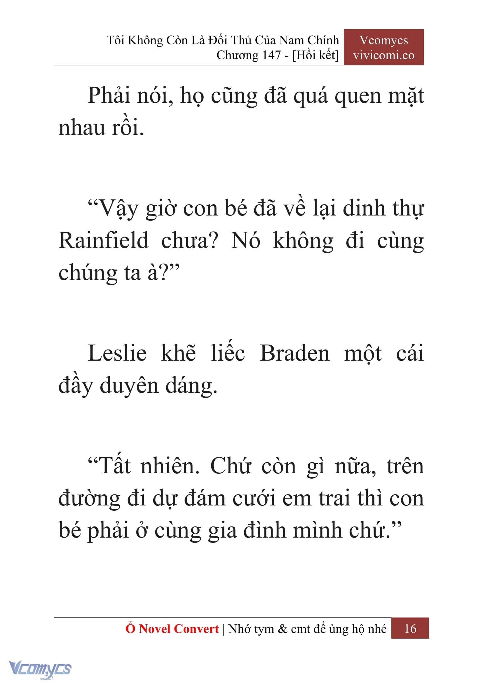 [Novel] Tôi Không Còn Là Đối Thủ Của Nam Chính Chapter  147 - 18