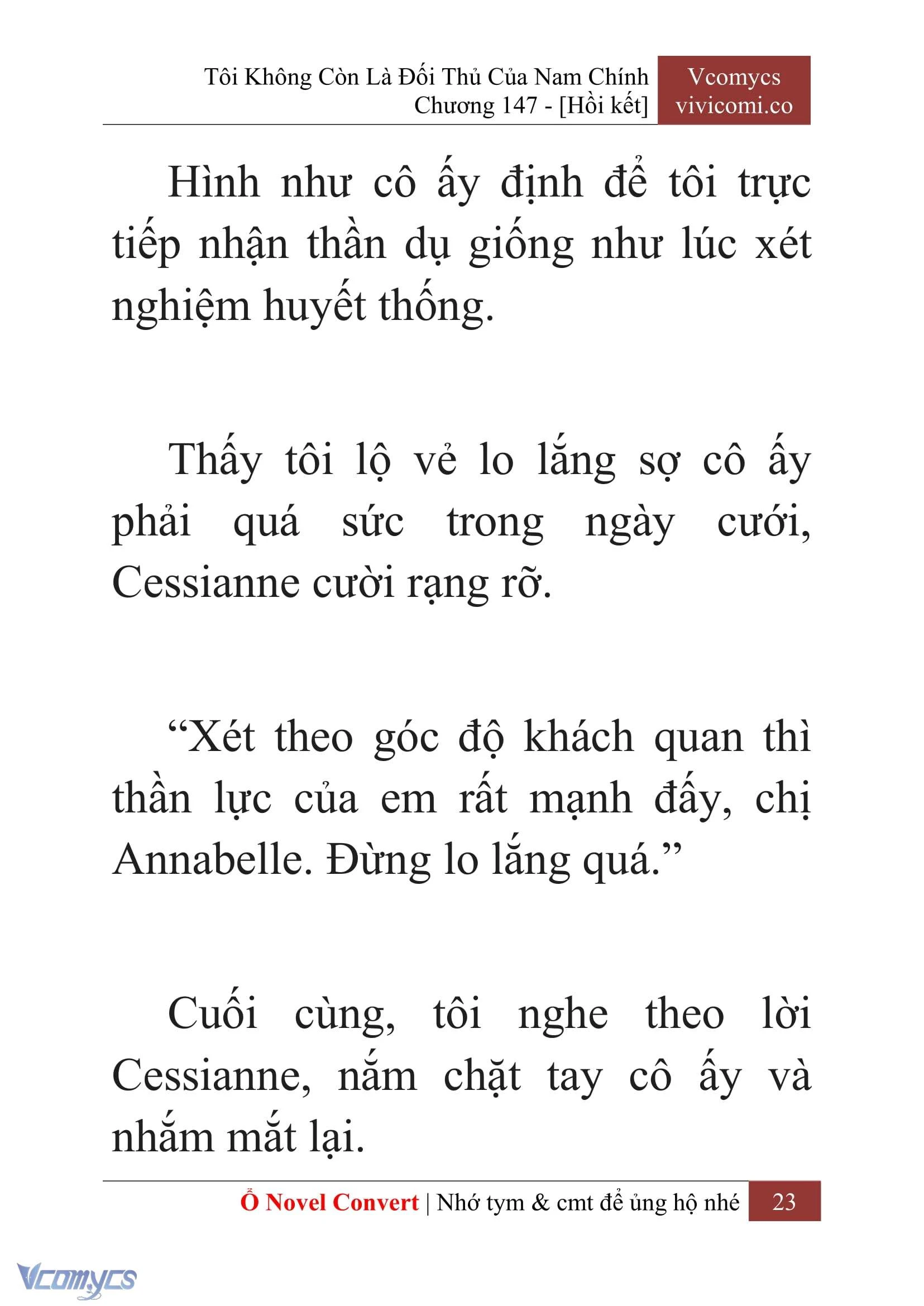 [Novel] Tôi Không Còn Là Đối Thủ Của Nam Chính Chapter  147 - 25