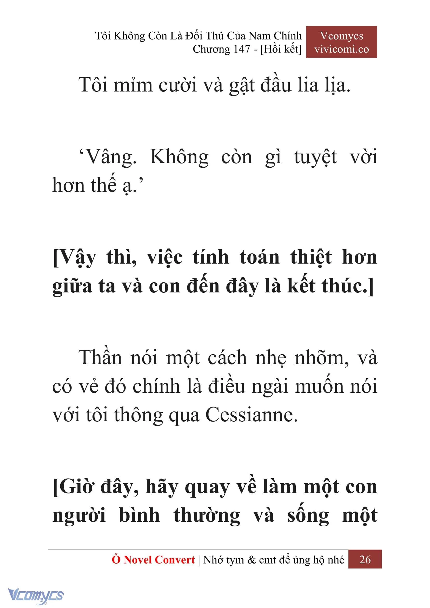 [Novel] Tôi Không Còn Là Đối Thủ Của Nam Chính Chapter  147 - 28