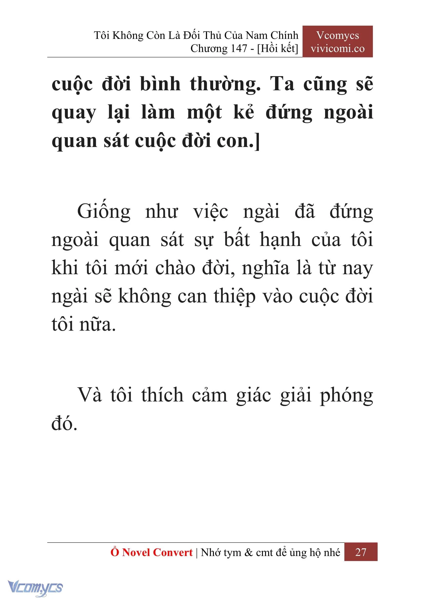 [Novel] Tôi Không Còn Là Đối Thủ Của Nam Chính Chapter  147 - 29