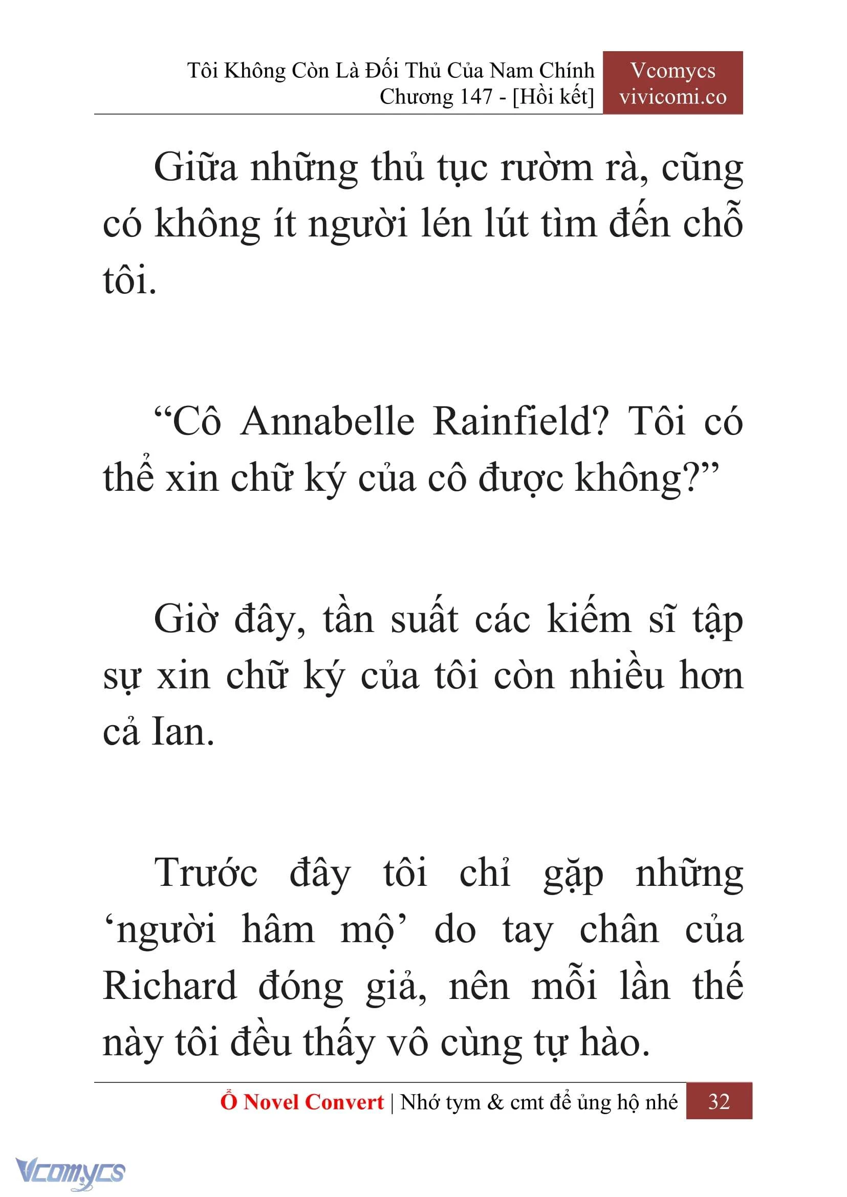 [Novel] Tôi Không Còn Là Đối Thủ Của Nam Chính Chapter  147 - 34