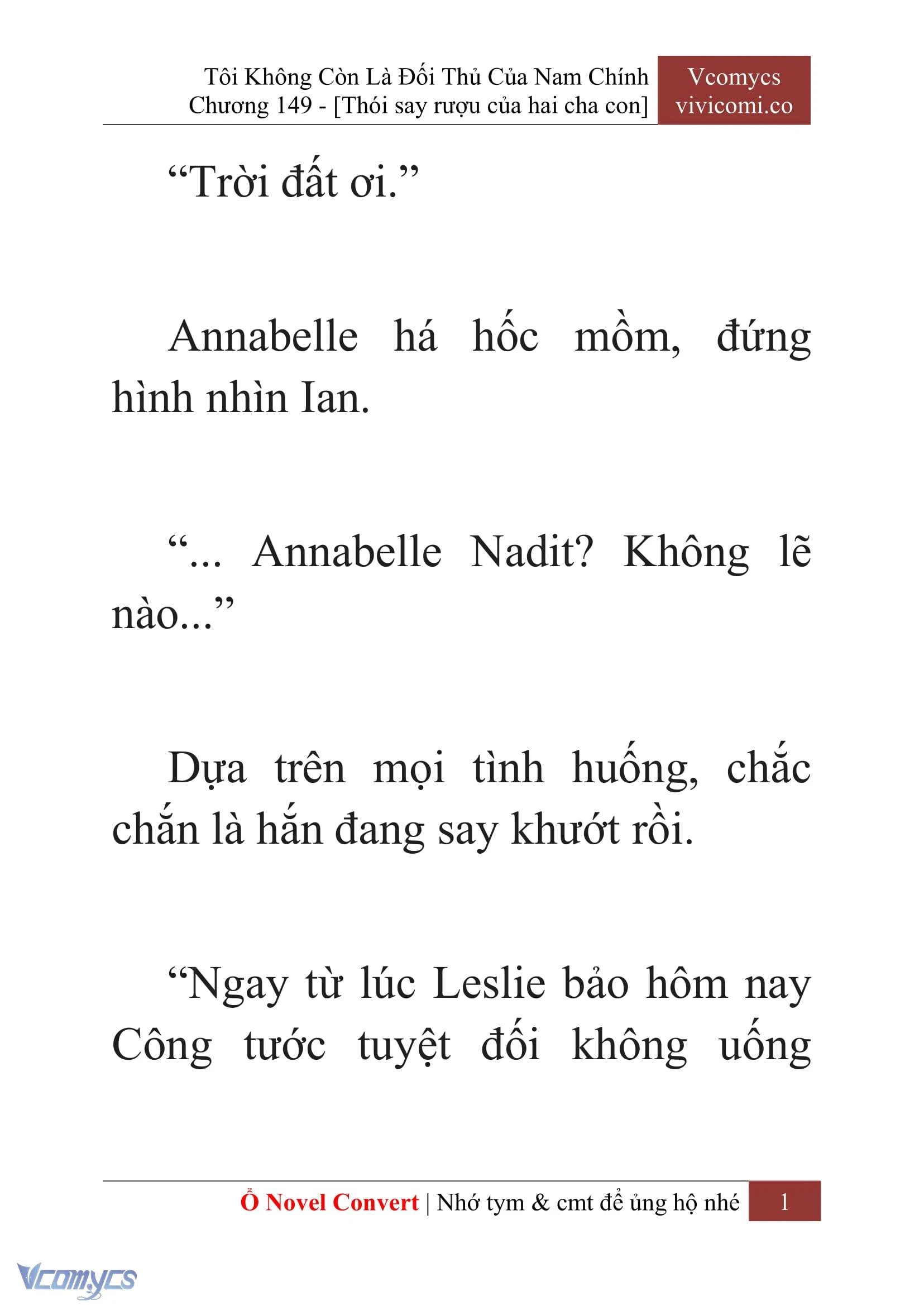 [Novel] Tôi Không Còn Là Đối Thủ Của Nam Chính Chapter  149 - 3